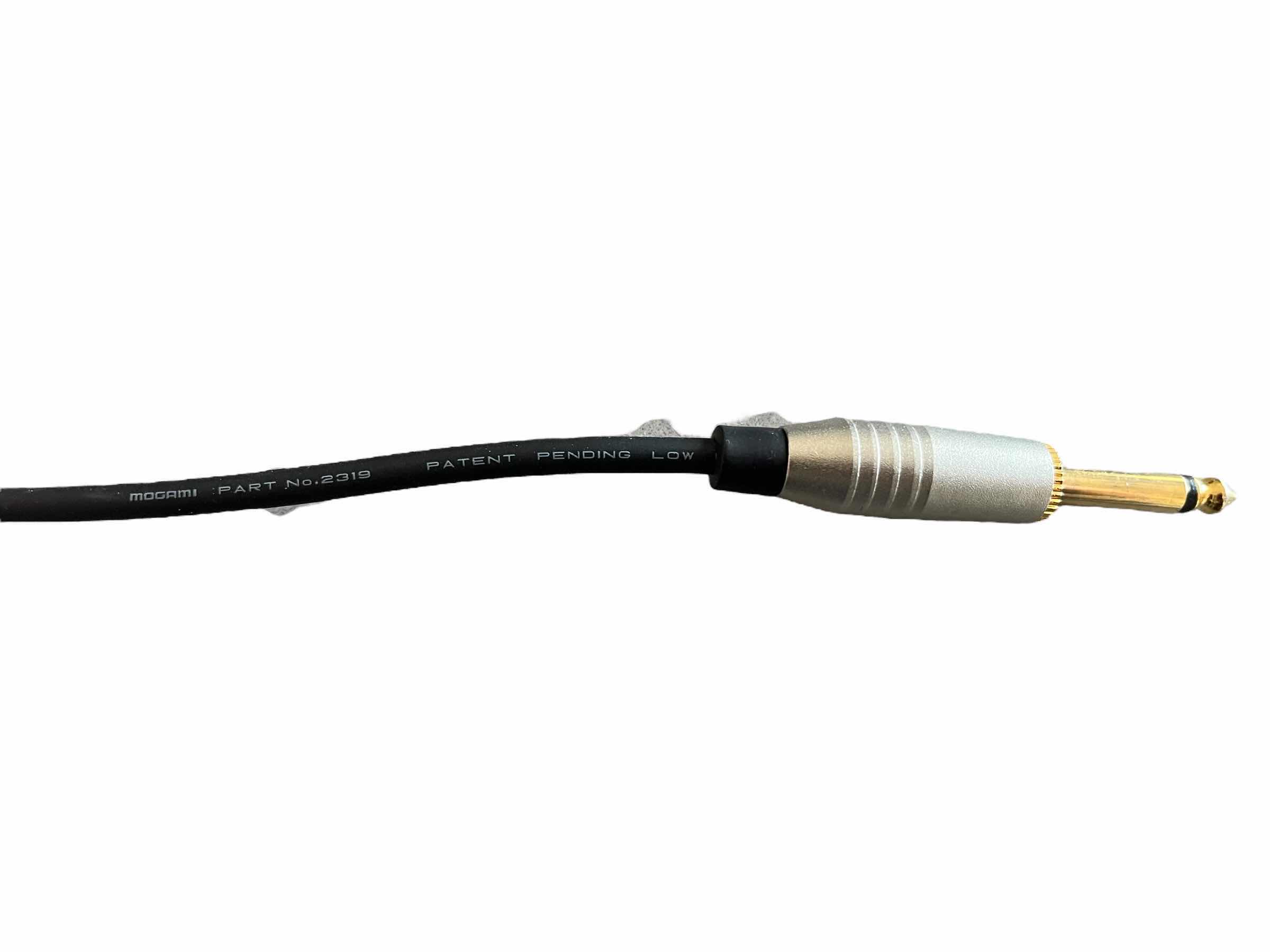 Photo 1 of MOGAMI GOLD 12’ LOW NOISE INSTRUMENTAL STRAIGHT CABLE & PROFESSIONAL 12’ LOW NOISE MICROPHONE STRAIGHT CABLE