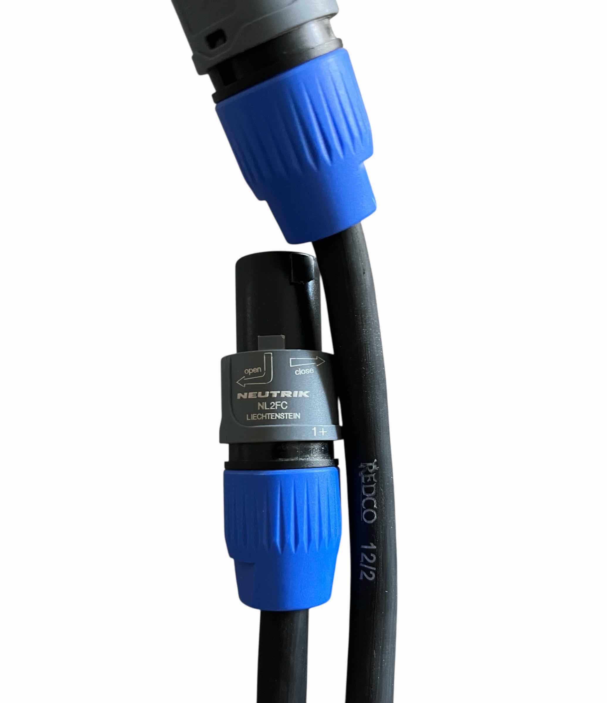 Photo 1 of REDCO 3’ 12AWG NEUTRIK LIECHTENSTEIN SPEAKER CABLE