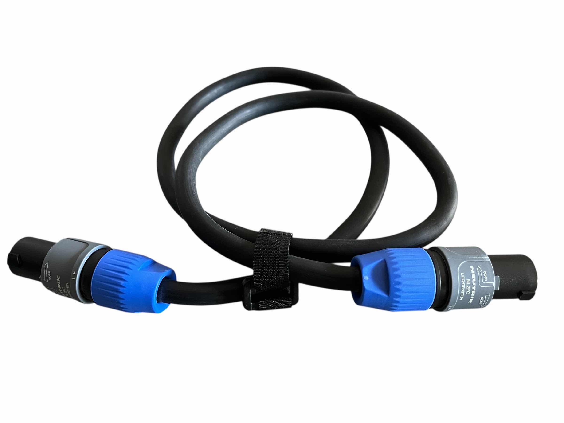 Photo 1 of REDCO 3’ 12AWG NEUTRIK LIECHTENSTEIN SPEAKER CABLE