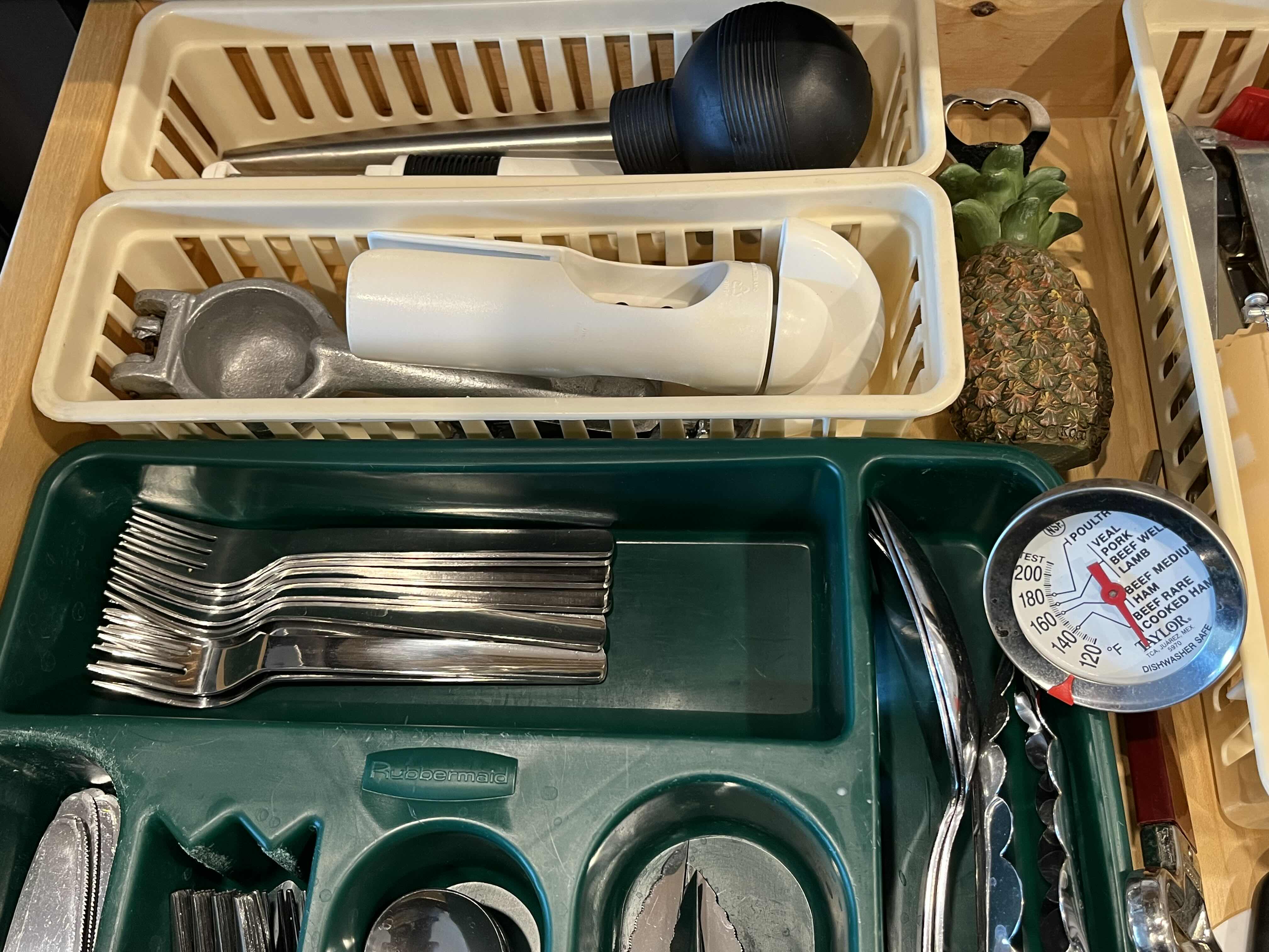 Photo 1 of THE MAIN COURSE JAPAN STAINLESS STEEL FLATWARE SET W VARIOUS KITCHEN UTENSILS