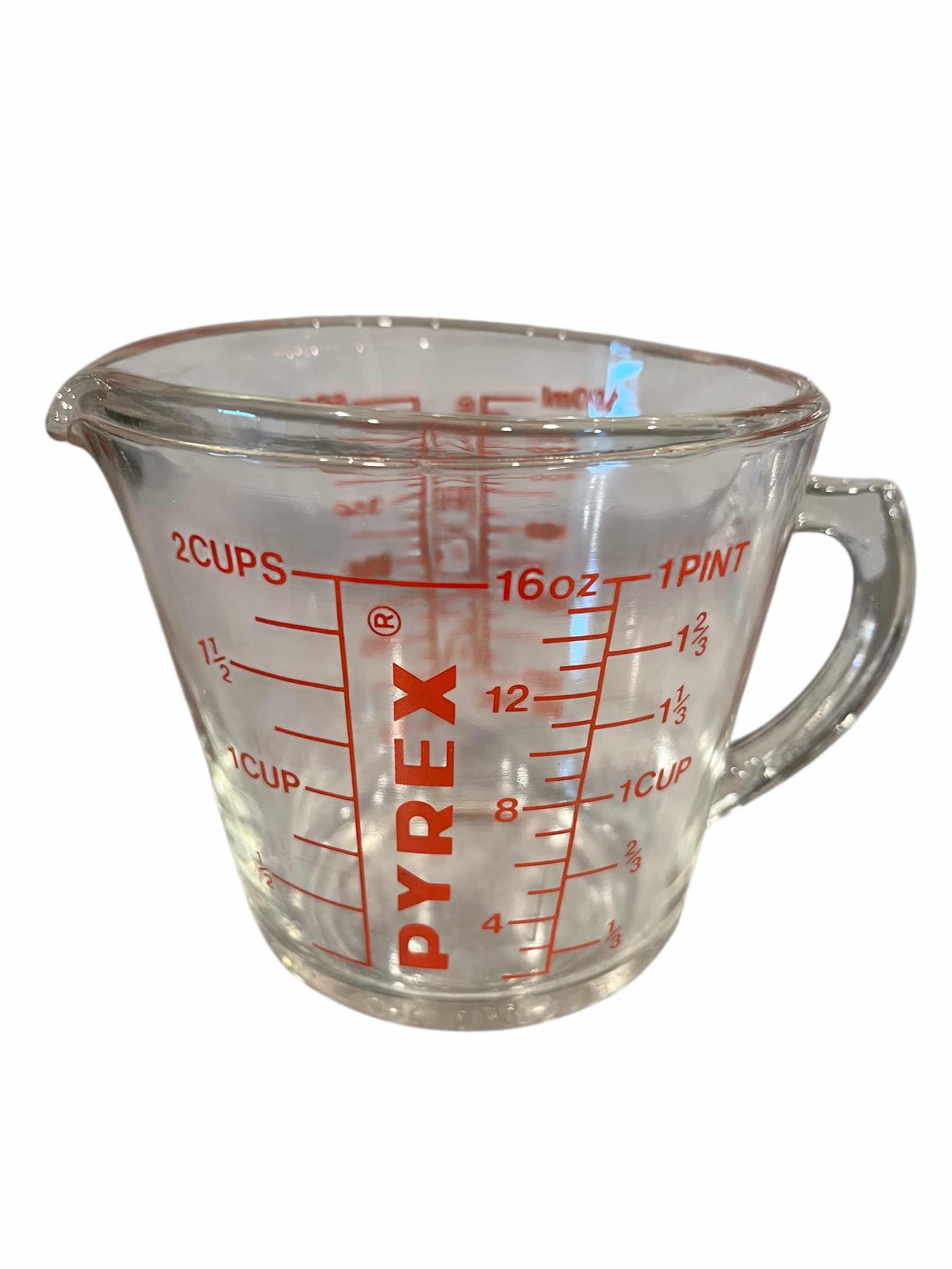 Photo 1 of PYREX GLASS MEASURING CUPS 16OZ & 32OZ