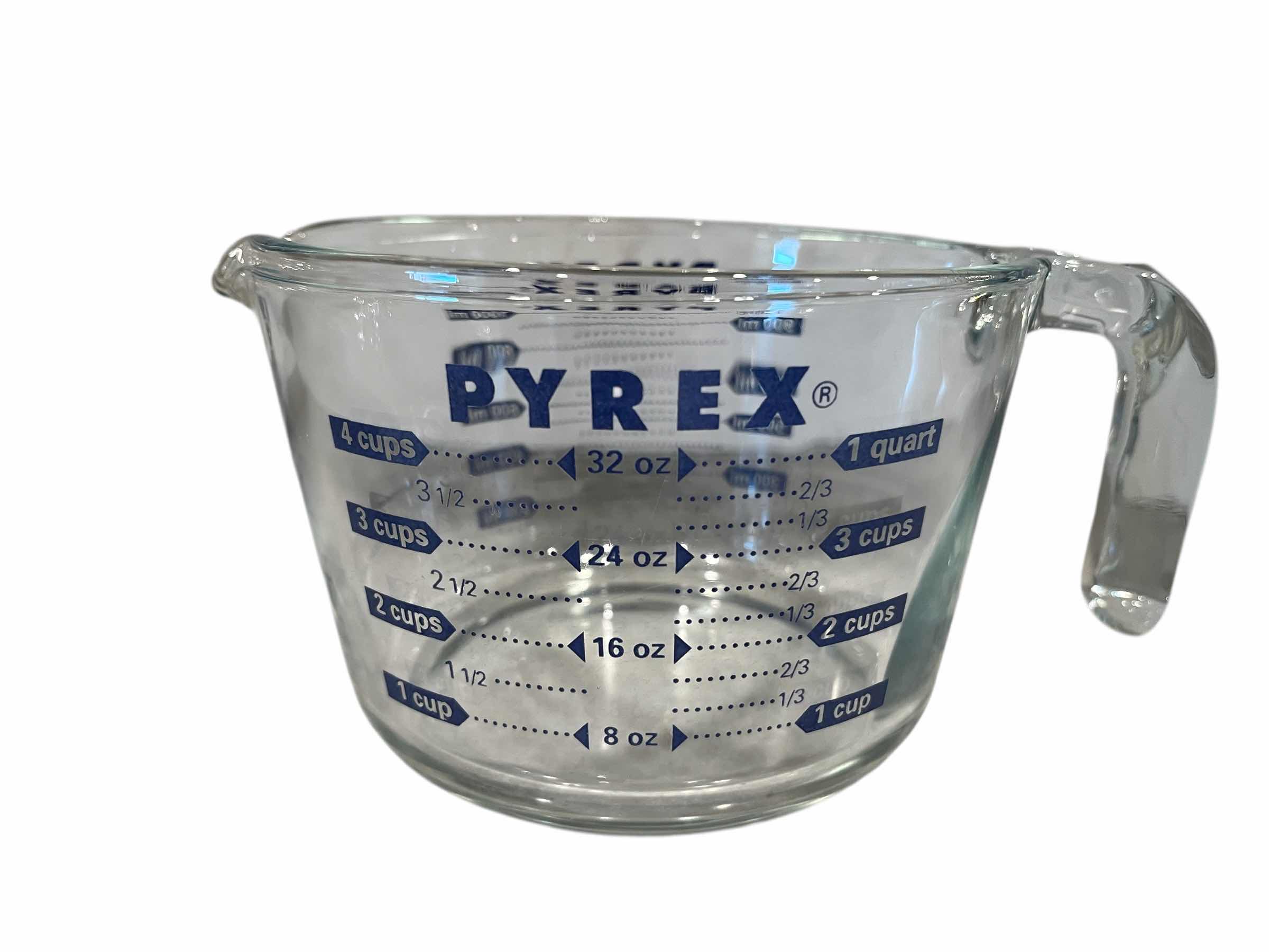 Photo 1 of PYREX GLASS MEASURING CUPS 16OZ & 32OZ