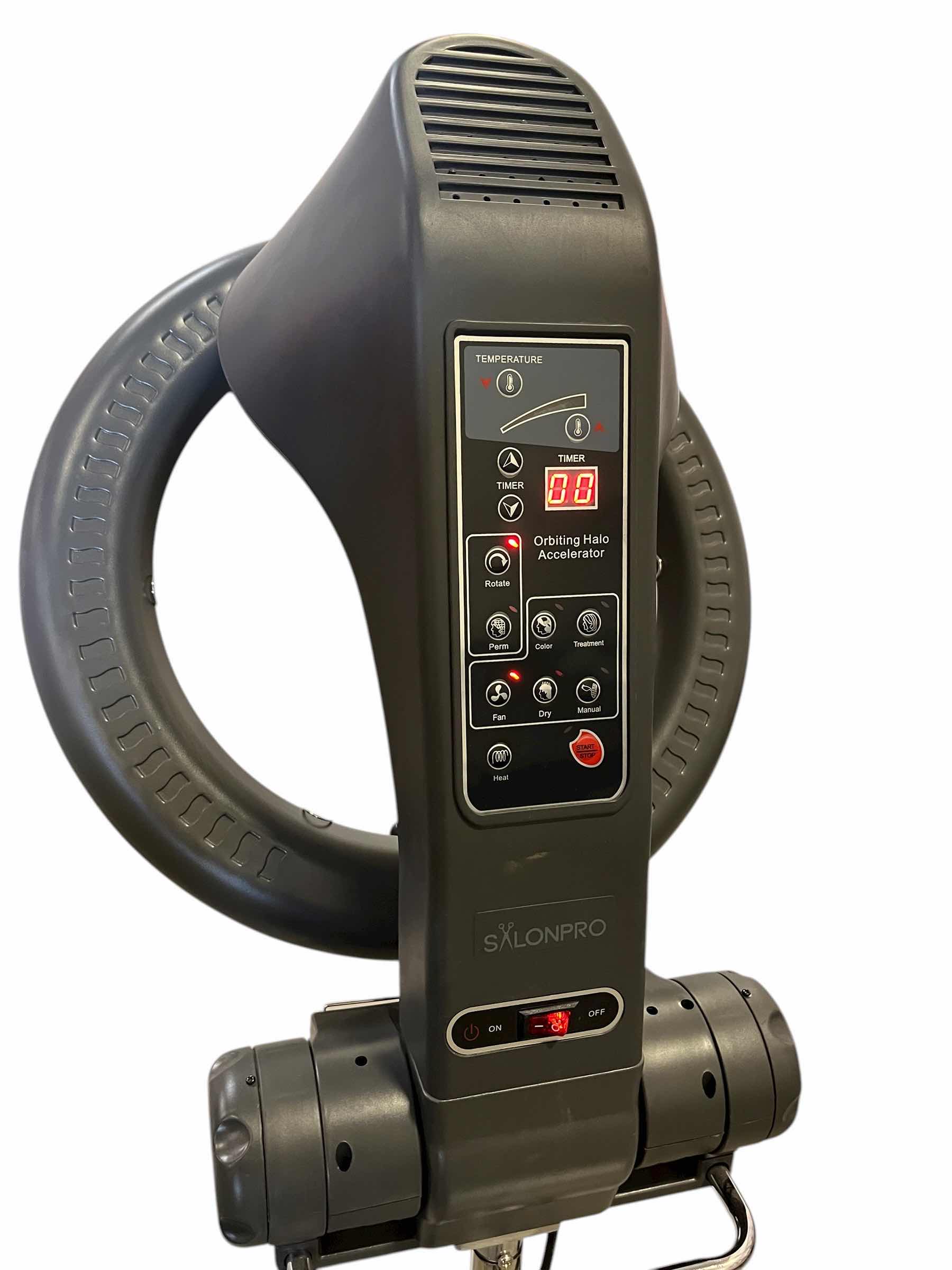Photo 1 of SALONPRO BEAUTY GREY ROLLING ORBITING ROLLERBALL HALO INFRARED HAIR COLOR PROCESSOR & DRYER