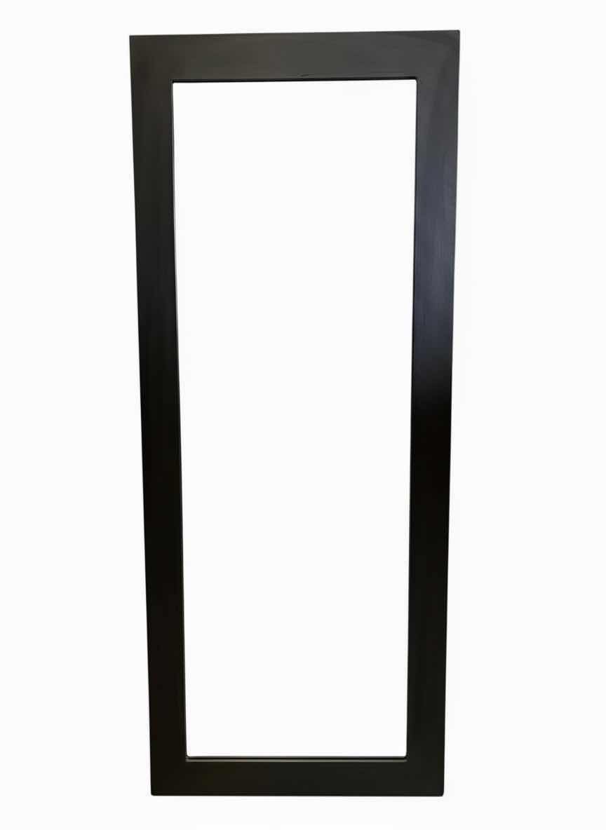 Photo 1 of SALON DOUBLE SIDED CABINET WITH MIRROR BLACK 30”X16”H74”