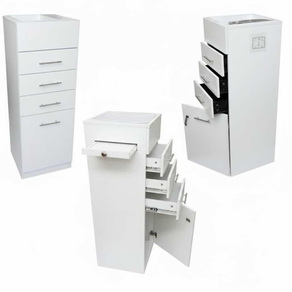 Photo 1 of SALON CABINET WHITE 16”X16”H45”