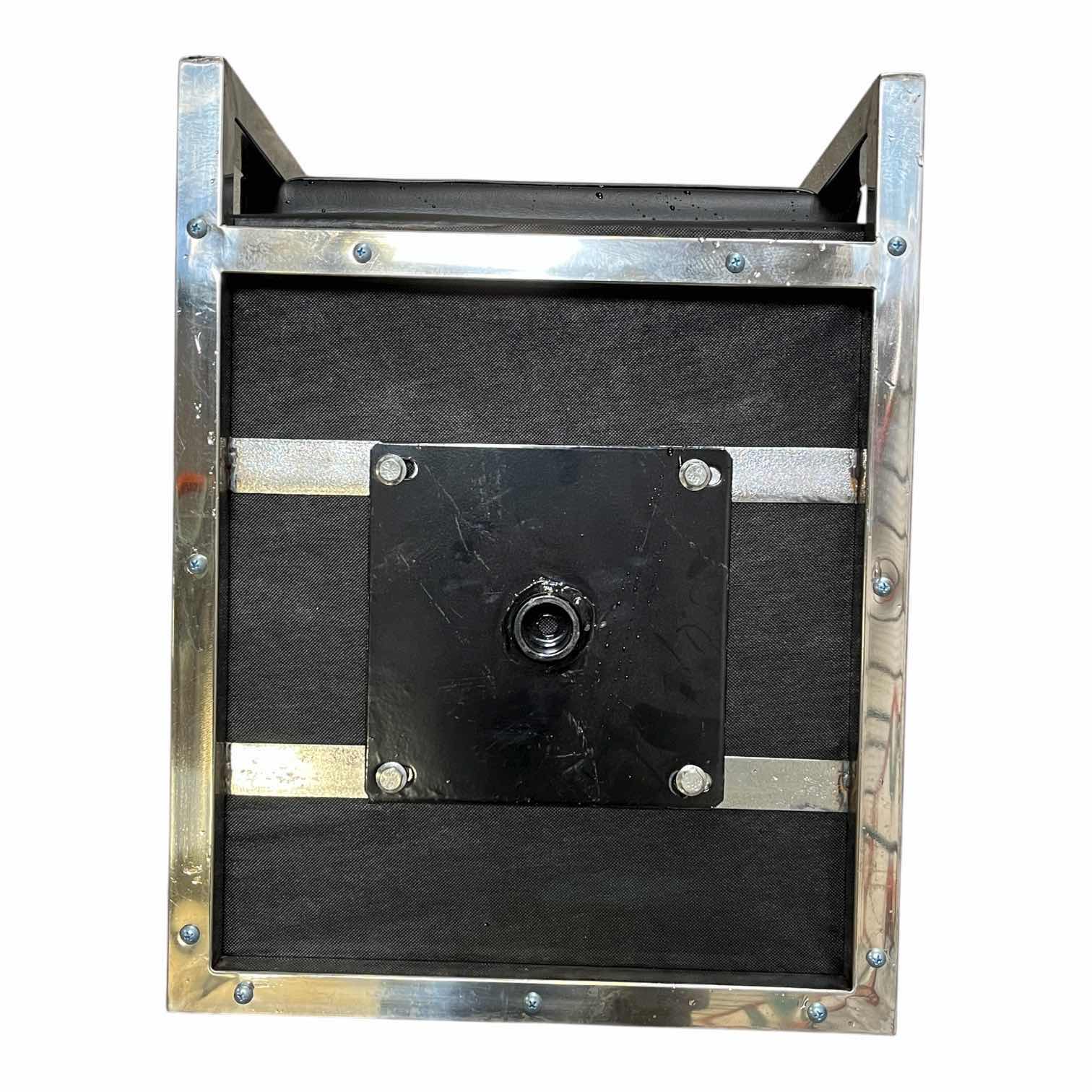 Photo 1 of SALON EQUIPMENT FACTORY BLACK LEATHER CHROME FRAME SALON CHAIR TOPS ONLY SET OF 4 (READ NOTES)