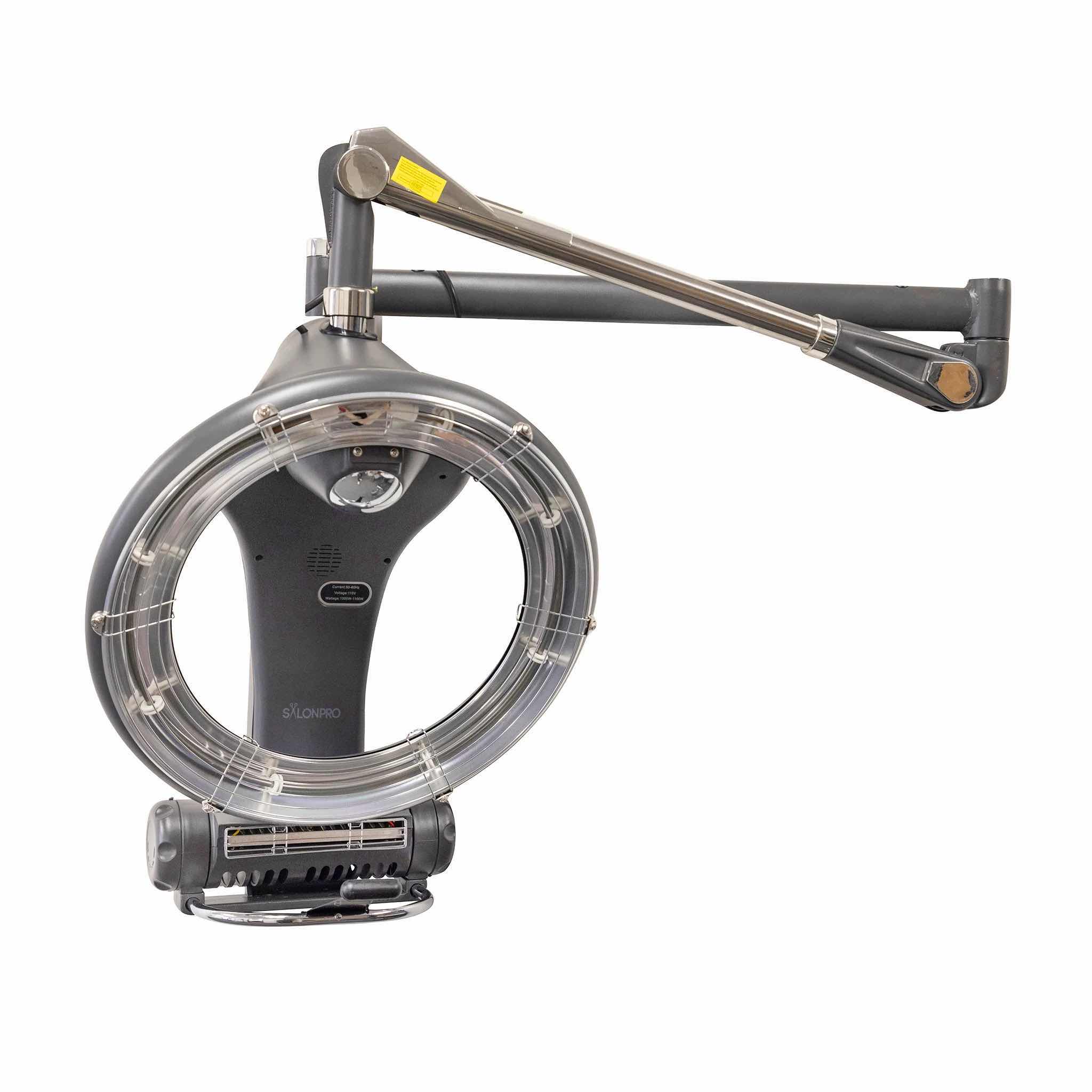 Photo 1 of $797 new SALONPRO ORBITING HALO INFRARED HAIR COLOR PROCESSOR & DRYER WALL MOUNT & ROLLING STAND SF2238FL GREY 20”