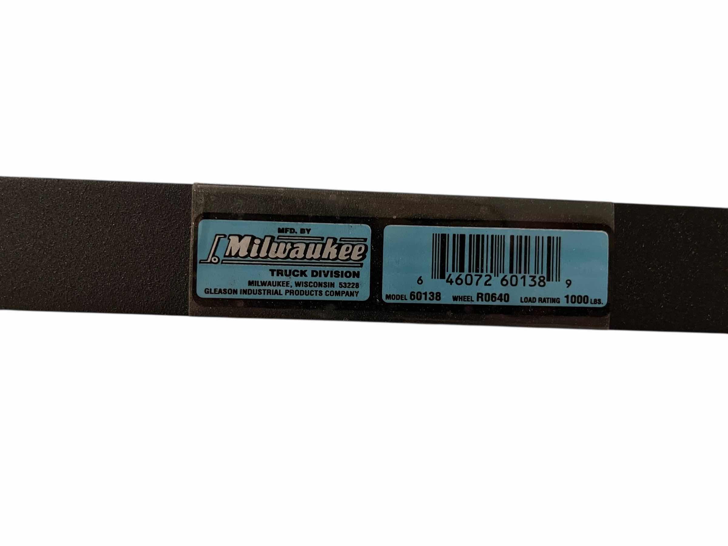 Photo 1 of MILWAUKEE HEAVY-DUTY SOLID TIRE HAND TRUCK 1000LB CAP 60138