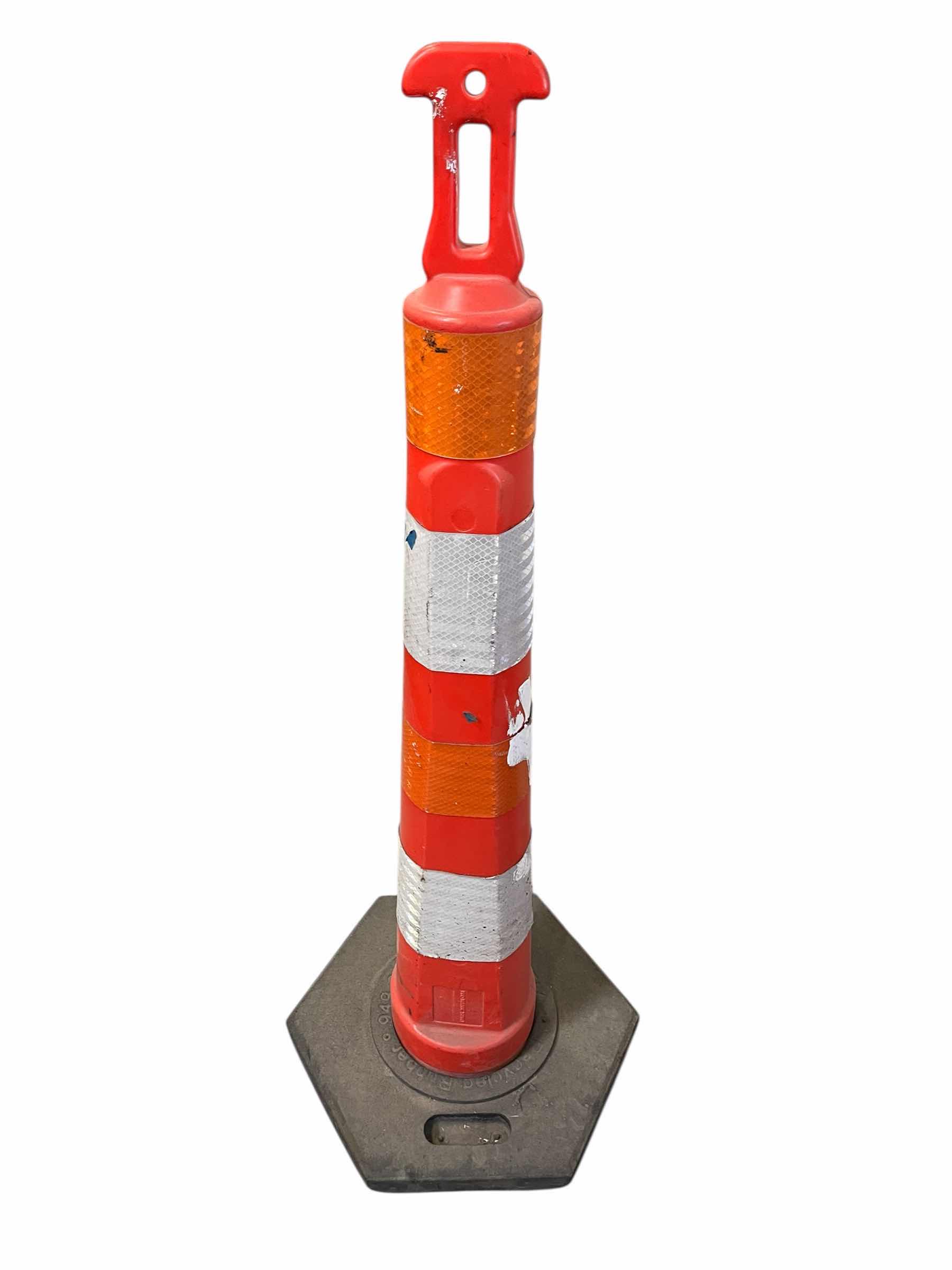 Photo 1 of $70.   ORANGE TRAFFIC CHANNELIZER CONES (2) 17” X 19” H48”