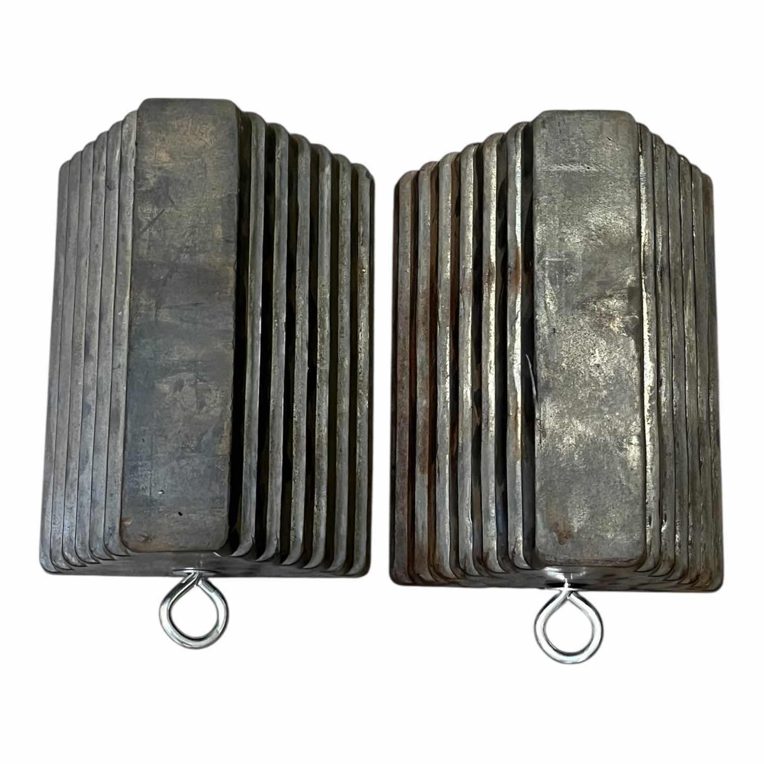 Photo 1 of $30. HAUL MASTER RUBBER WHEEL CHOCKS W EYEBOLT (2) 69828