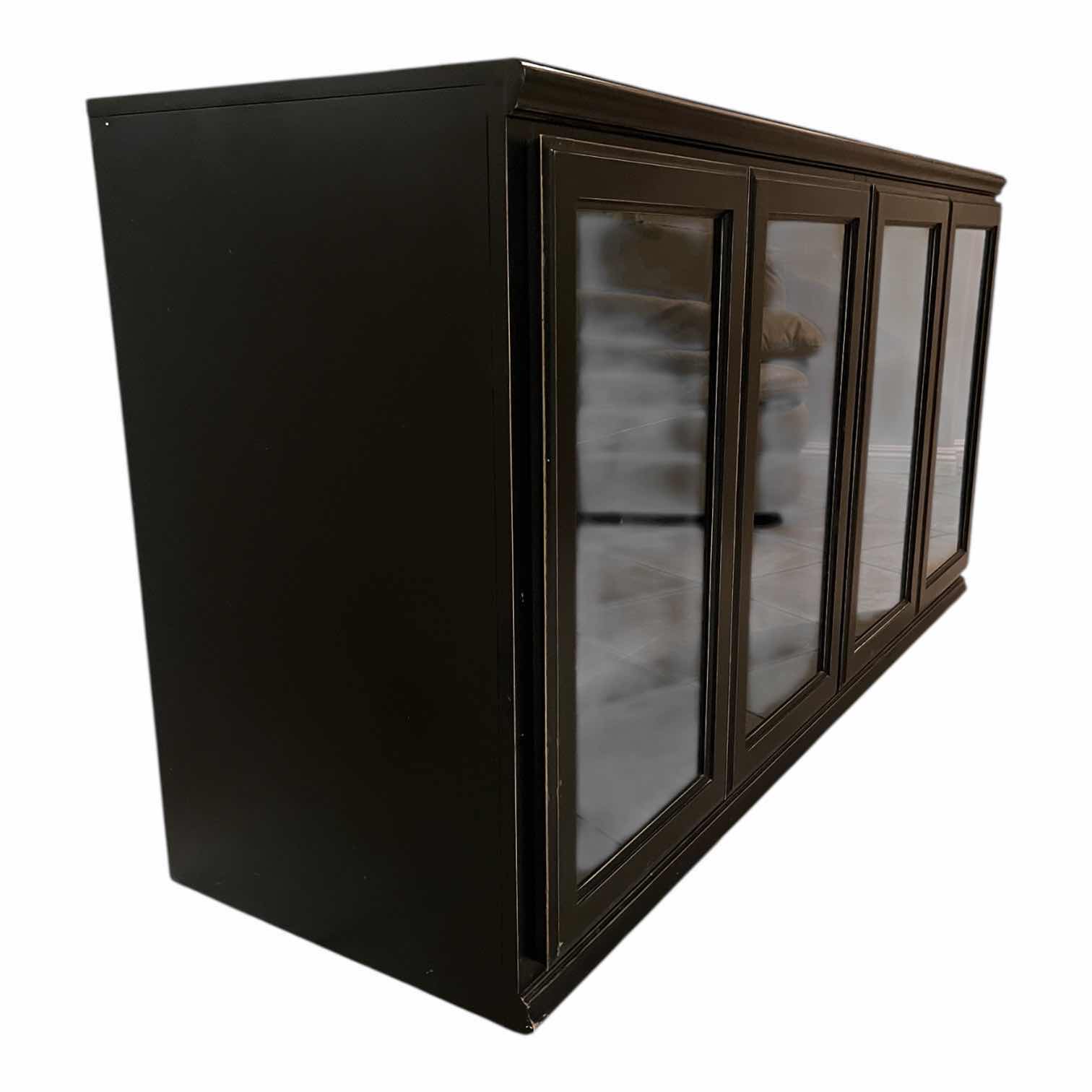 Photo 1 of ARHAUS DARK AGED BRONZE WOOD FINISH MEDIA CONSOLE 70” X 22” H36”