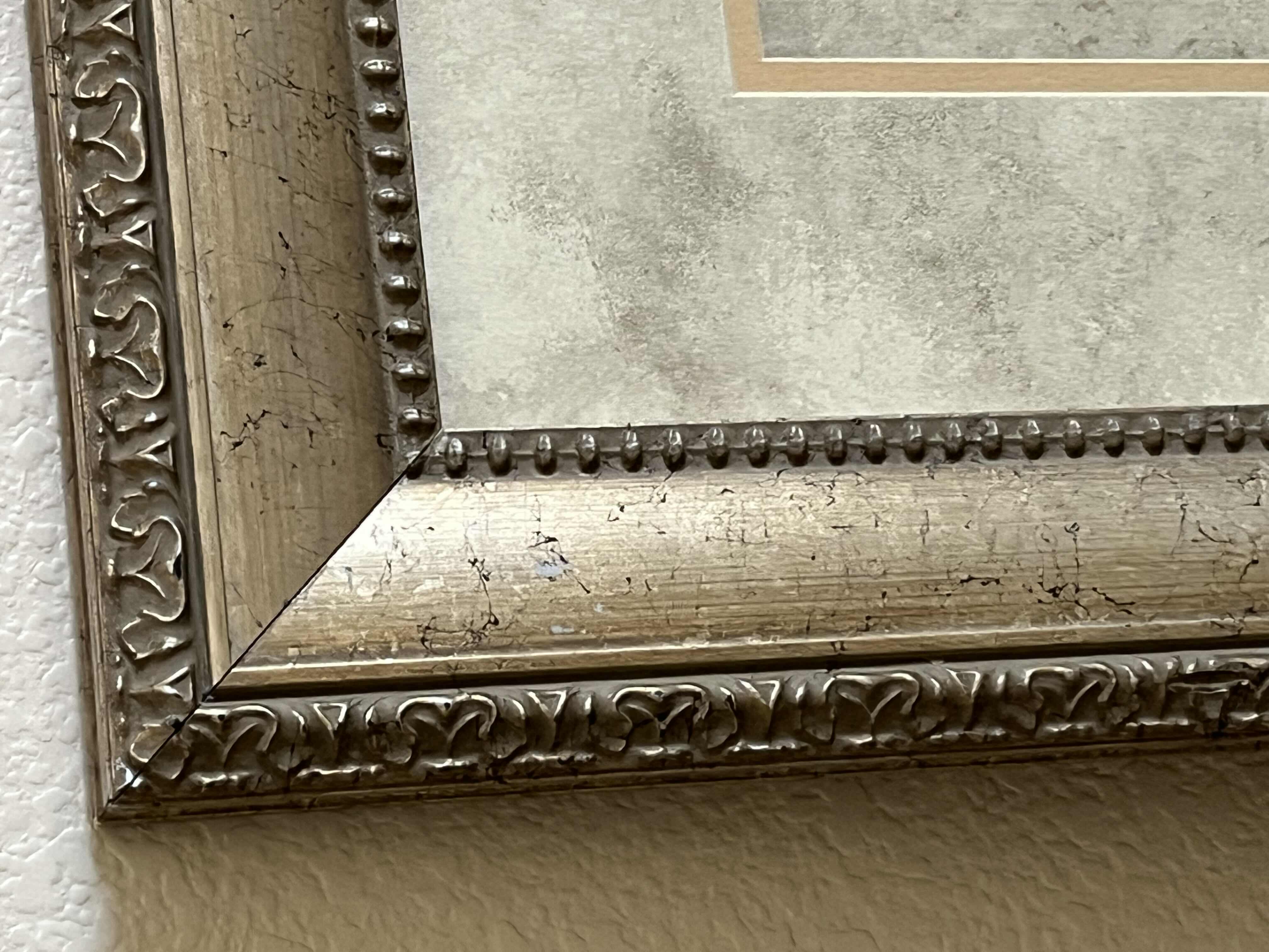 Photo 1 of ART IN MOTION LEMON STAIRWELL BY FABRICE DE VILLENEUVE FRAMED ARTWORK 36” X 44”