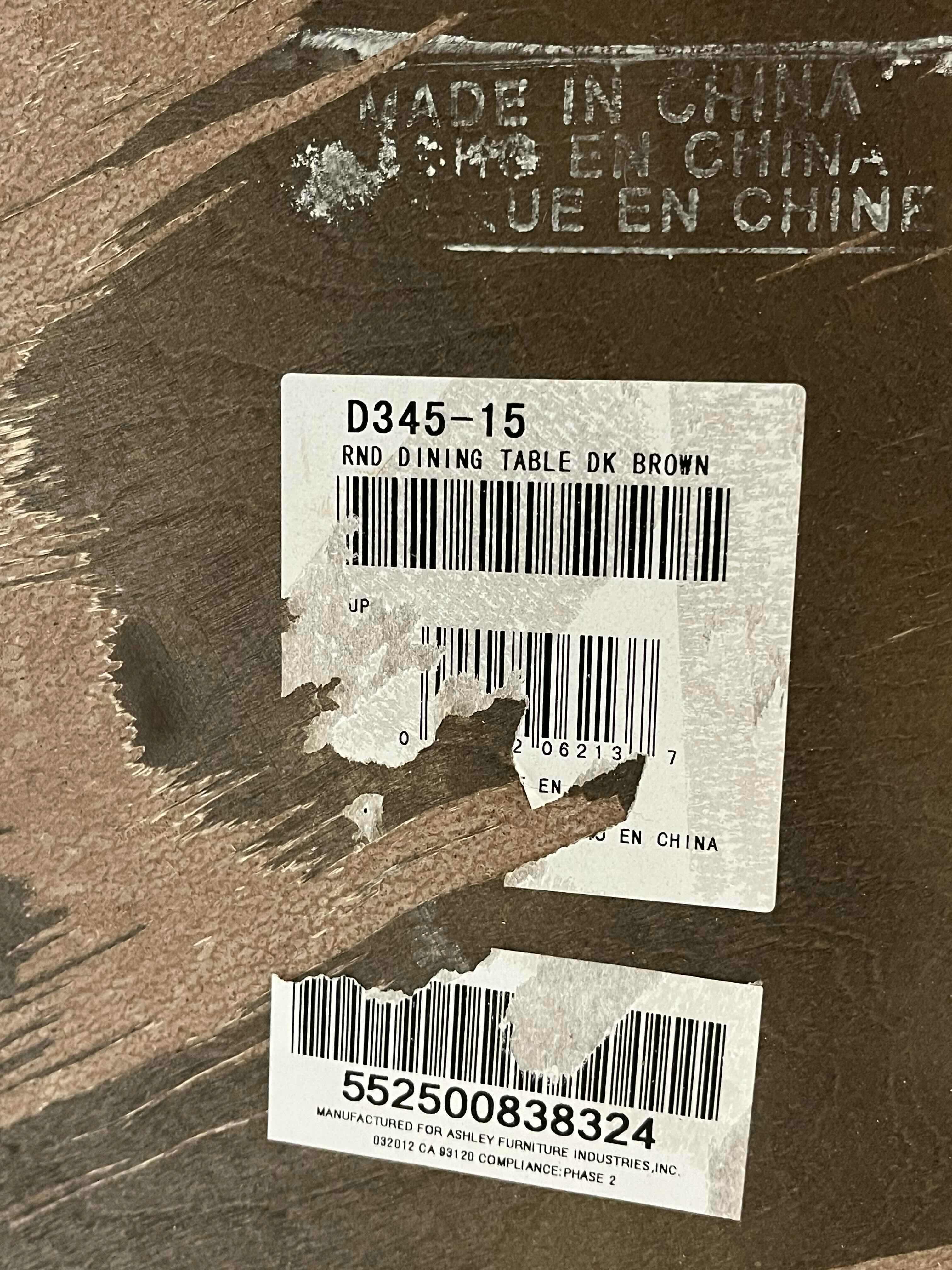 Photo 1 of ASHLEY FURNITURE ALYSSA COLLECTION 5PC DINING SET D345-15 (READ NOTES)