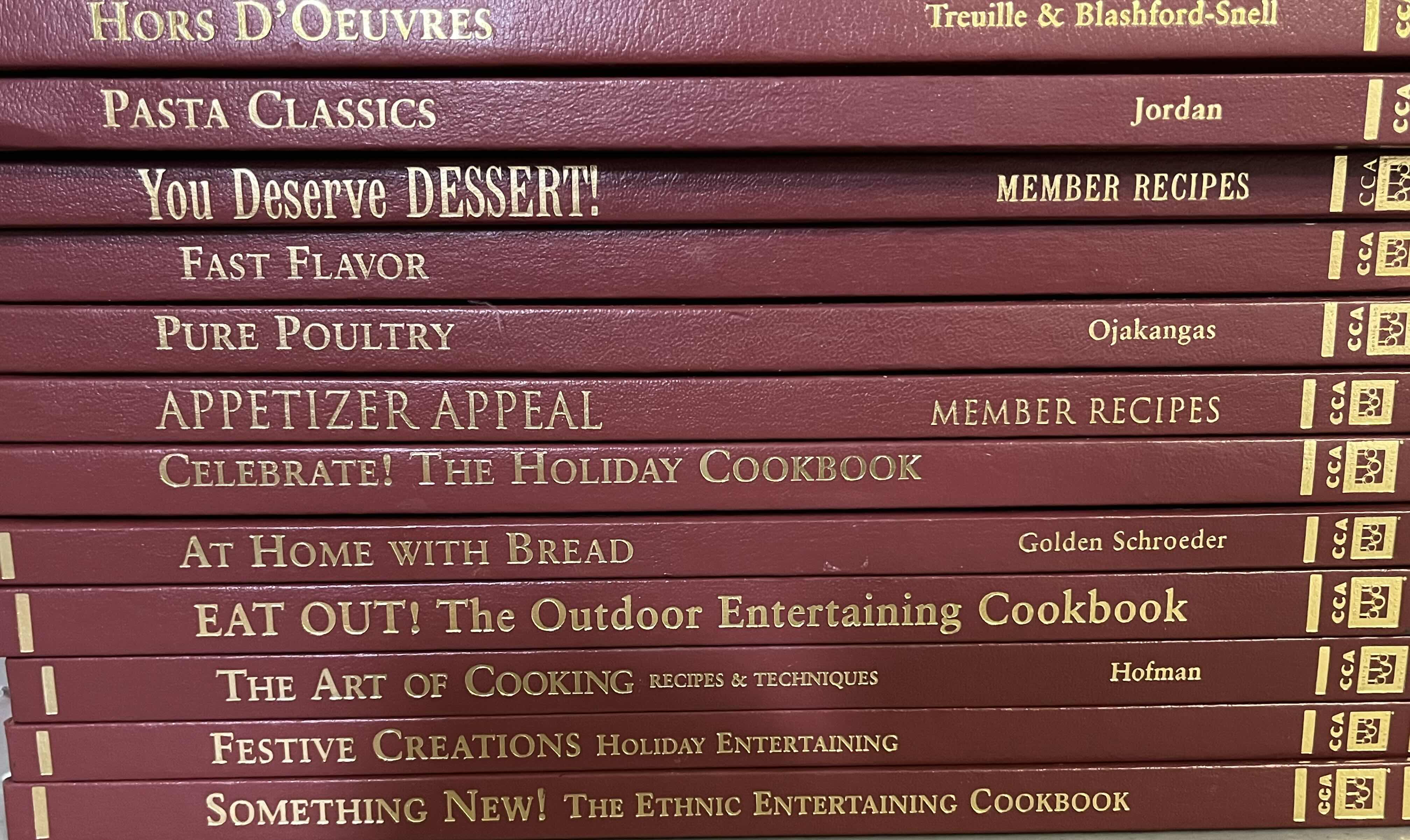 Photo 1 of COOKING CLUB OF AMERICA COOKBOOK SET (16)