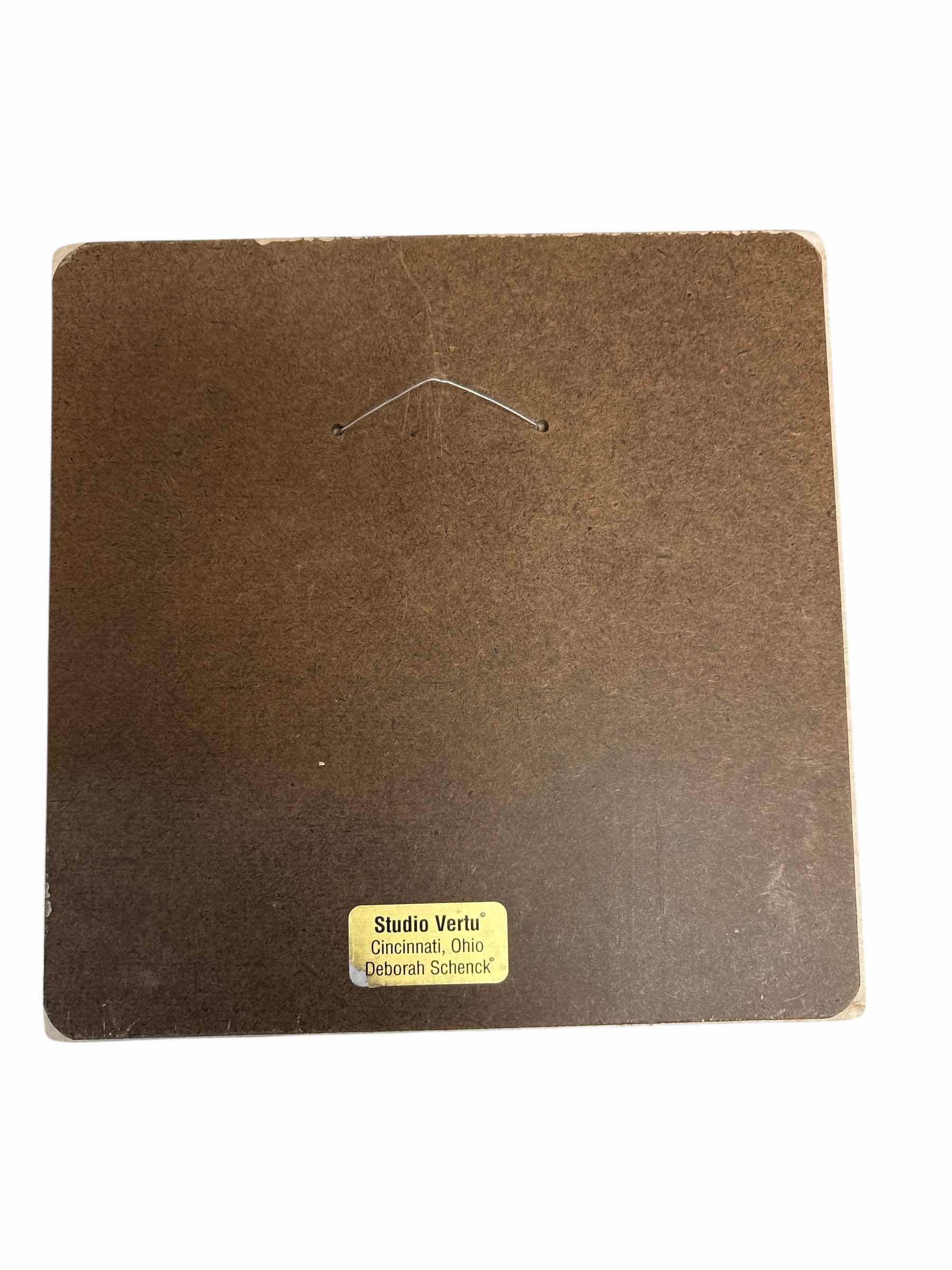 Photo 1 of STUDIO VERTU VEGETABLE ART STONE TILES (3) 8” X 8”