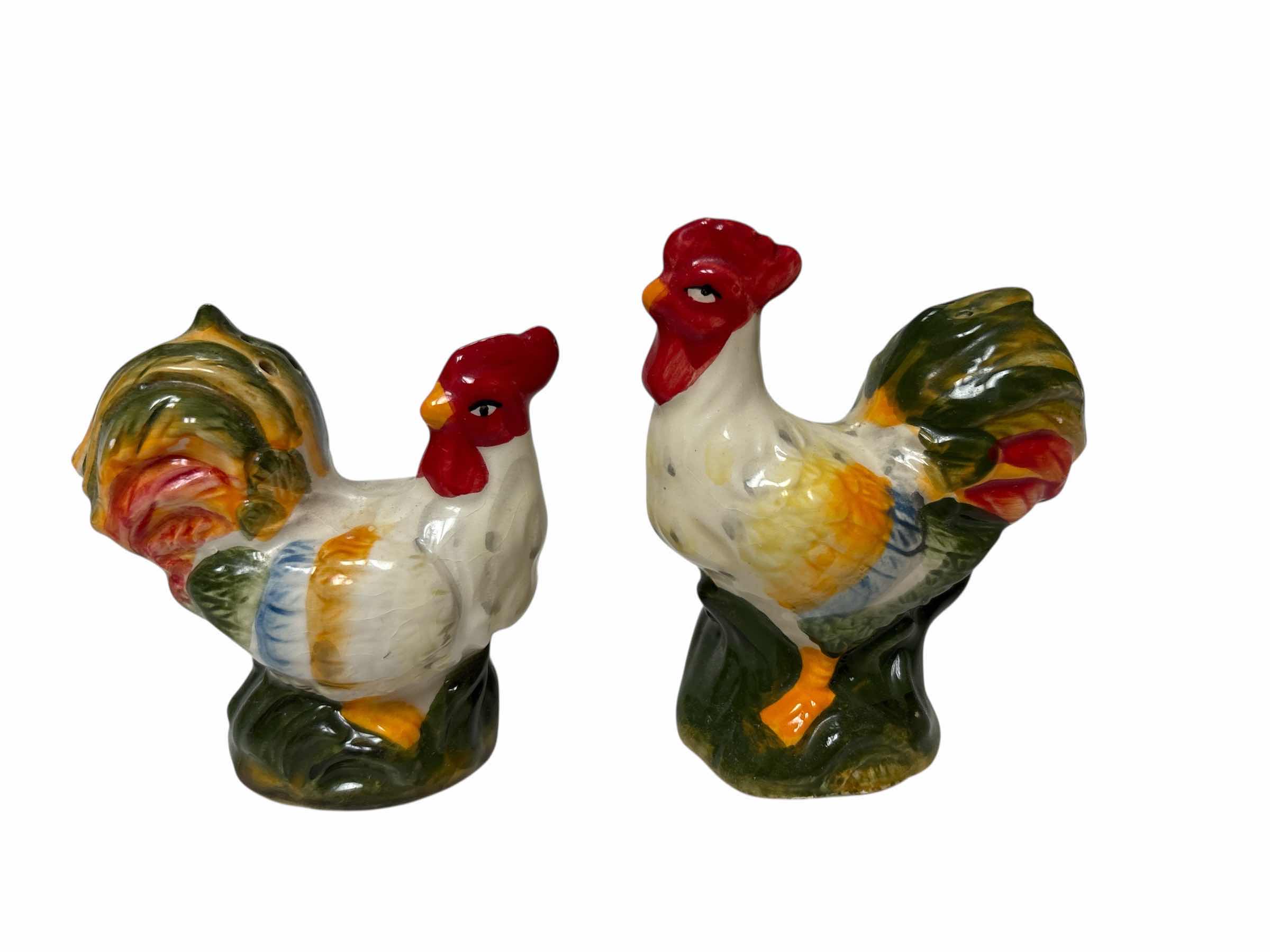 Photo 1 of PIER 1 ROOSTER SALT & PEPPER SHAKERS