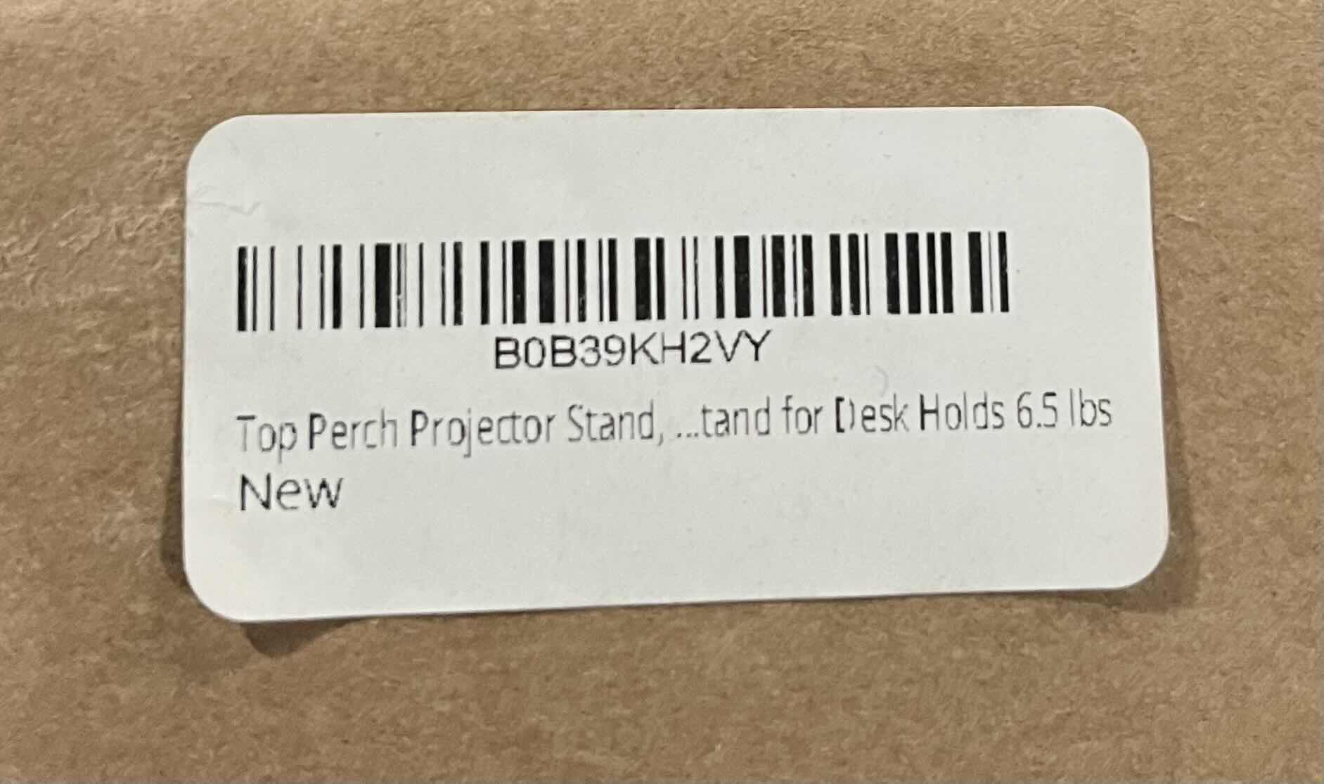 Photo 1 of NEW PALLET OF TOP PERCH PORTABLE LAPTOP/PROJECTOR TRIPOD STANDS WITH ADJUSTABLE HEIGHTS 18.5”- 42.5” 6.5LBS CAP (16 CASES/5 PER CASE) READ NOTES