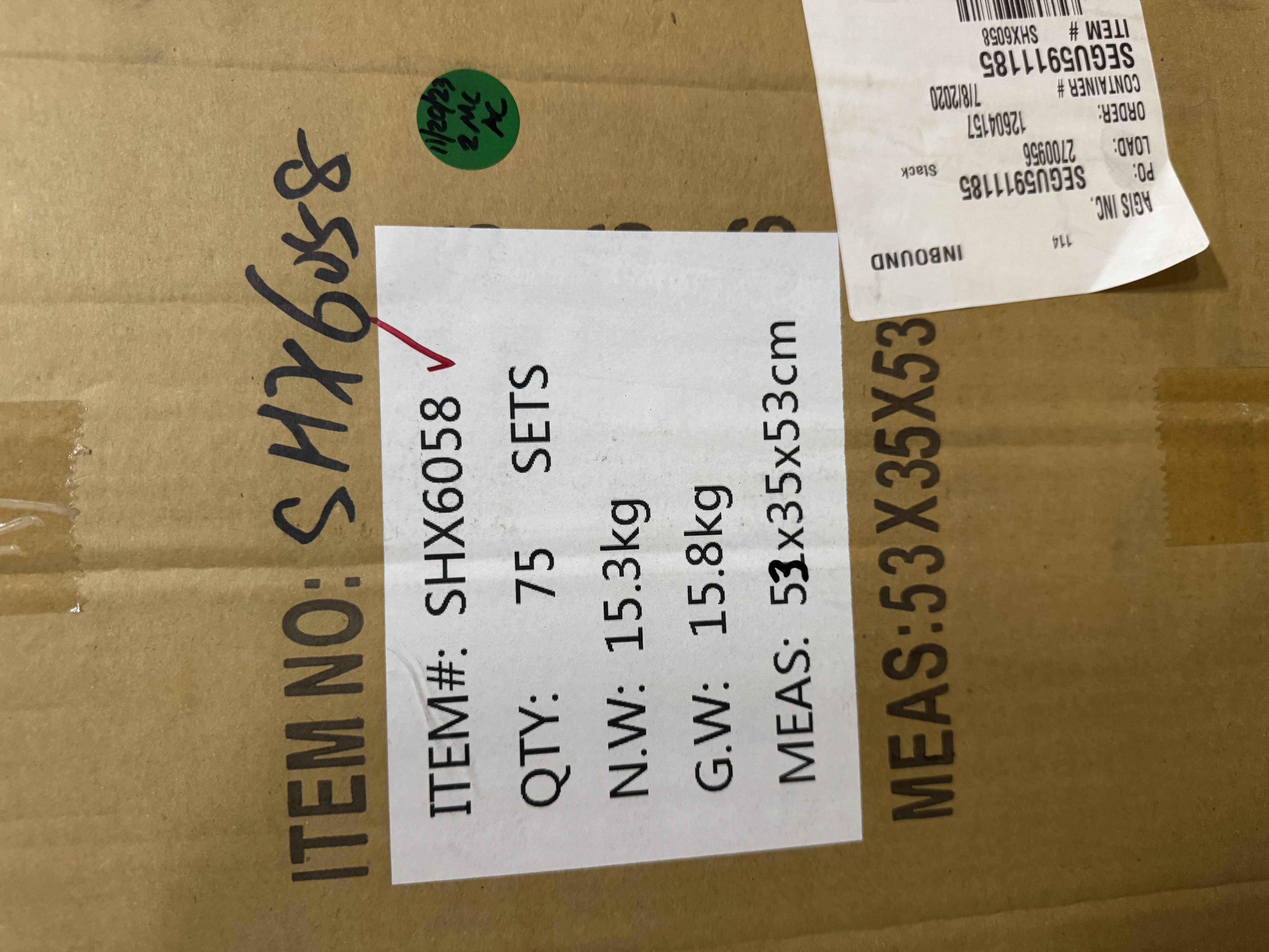 Photo 1 of CASE OF HOME-X HOLLY JOLLY SANTA CLAUSE PAPER NAPKINS 6.5” (75 SETS/48PCS PER SET/3600 TOTAL) READ NOTES