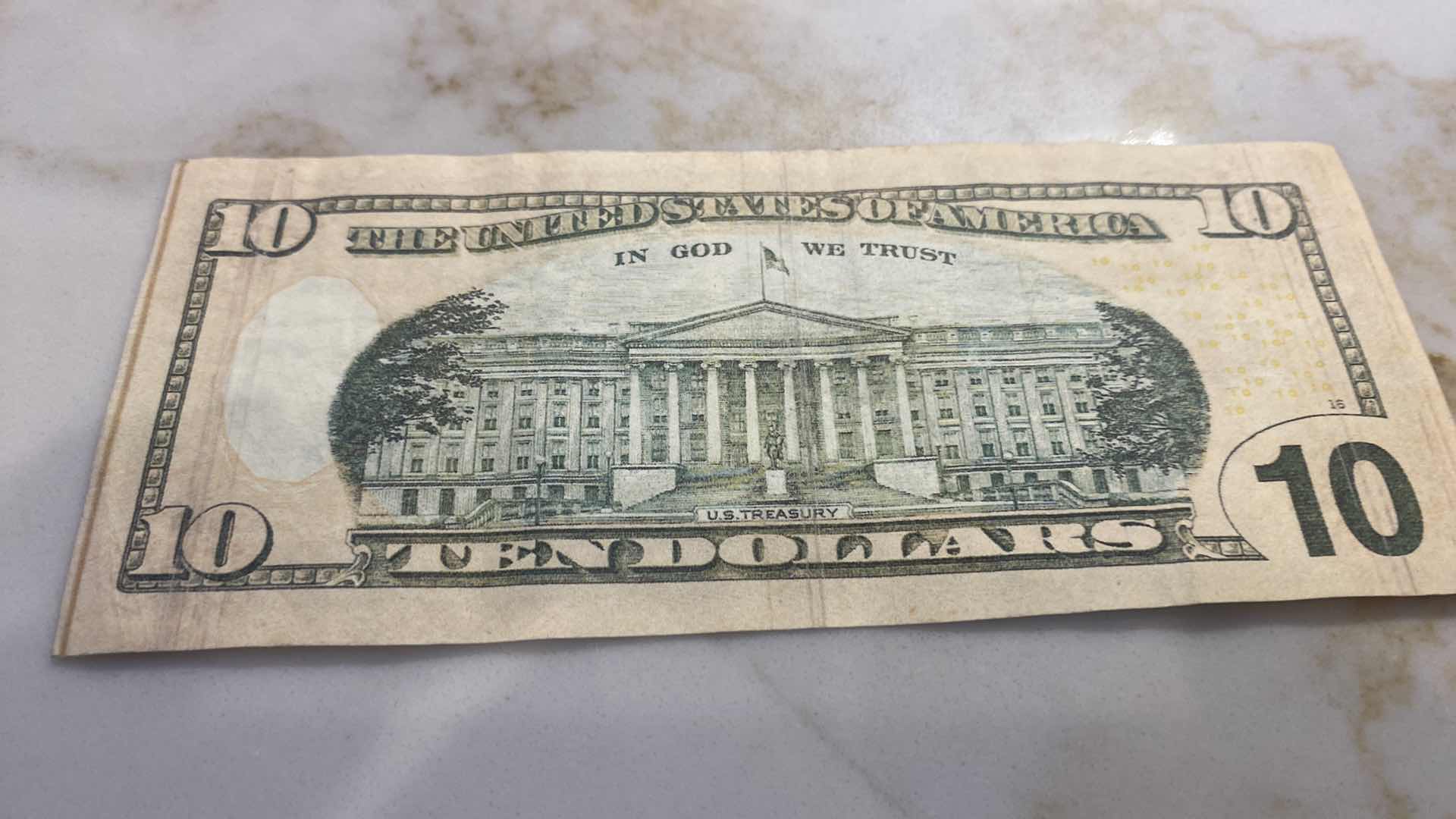 Photo 1 of $10 BILL AND BROKEN COSTUME JEWELRY