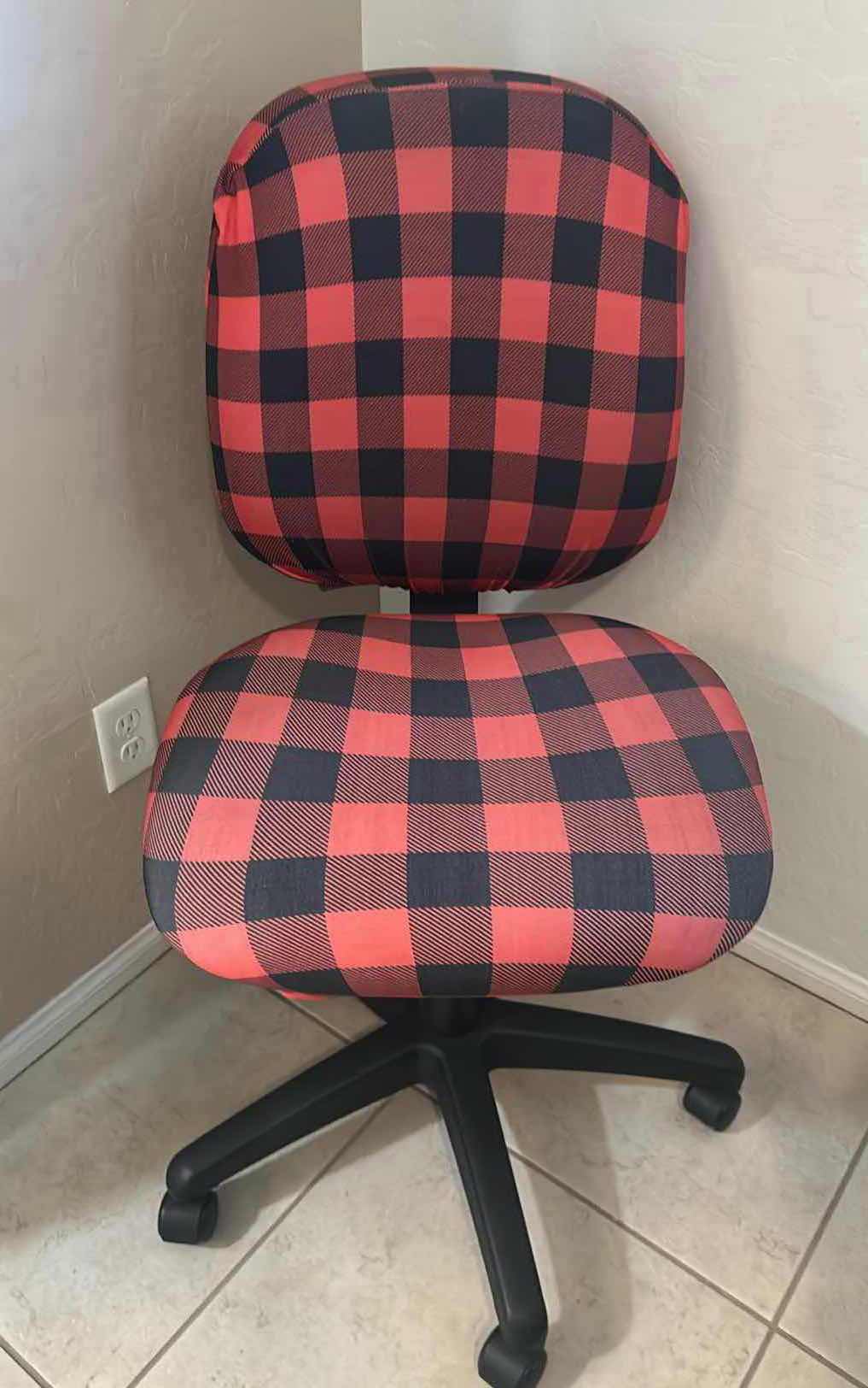 View 2 of 2- RED OFFICE CHAIRS ON CASTERS