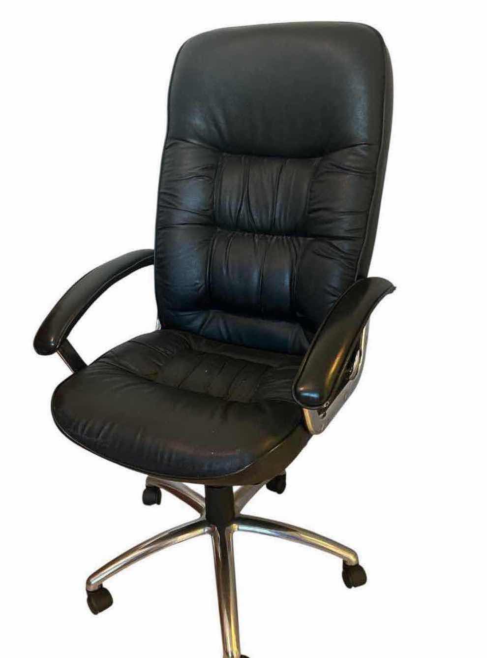 View 1 of HIGH BACK BLACK EXECUTIVE OFFICE CHAIR