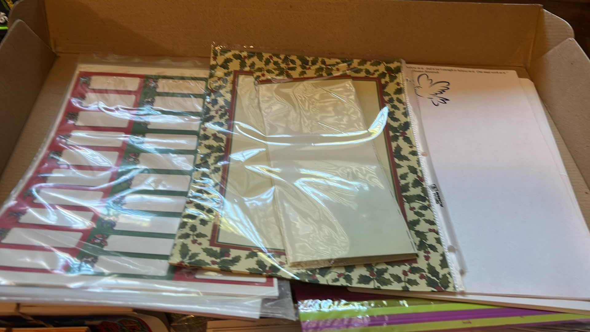 View 3 of CONTENTS OF BOX ASSORTED PAPER LABELS CARDS