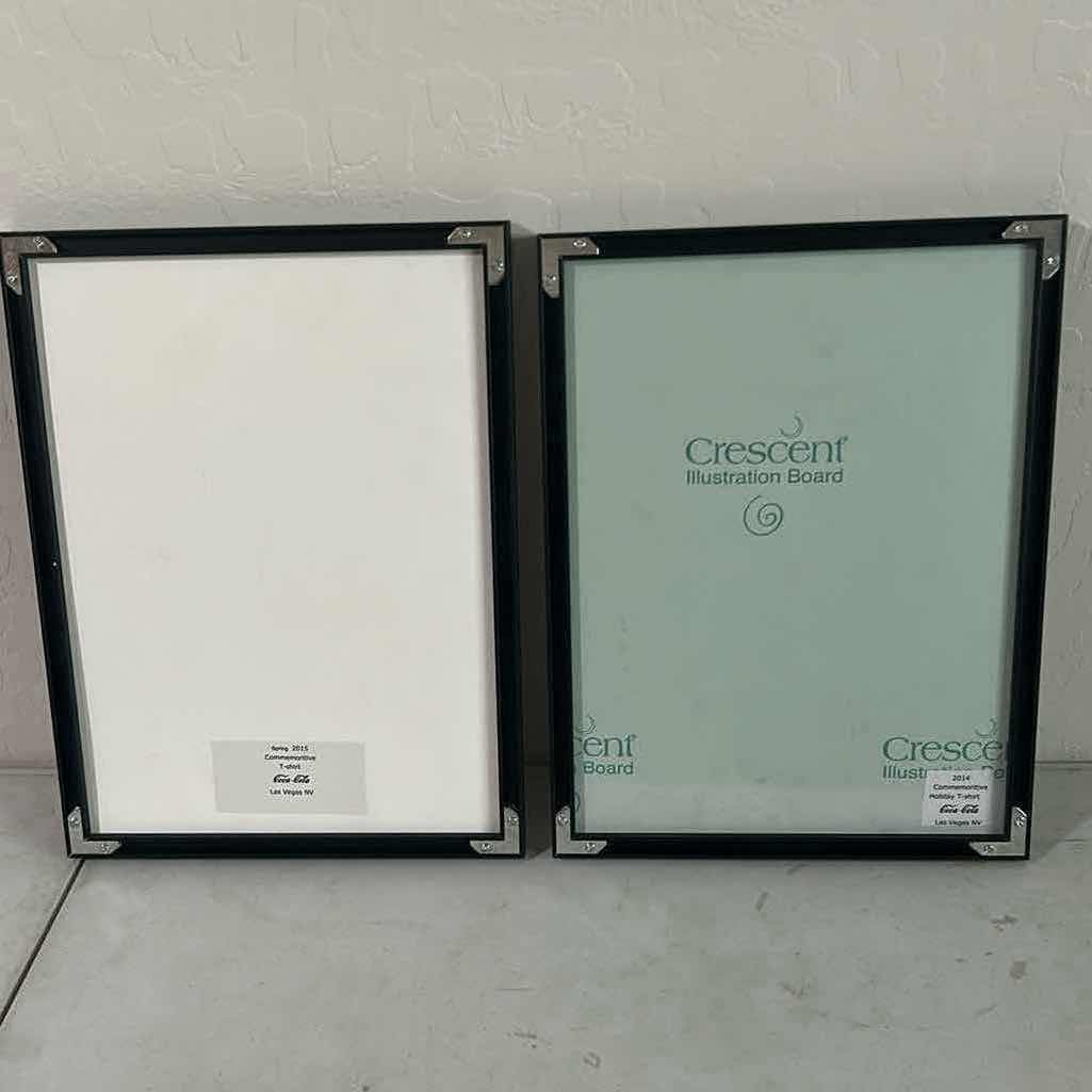 View 4 of TWO FRAMED COCA COLA COMMEMORATIVE ART PRINTS W LAS VEGAS THEME 2014 2015 12" X 17" 12" X 16"