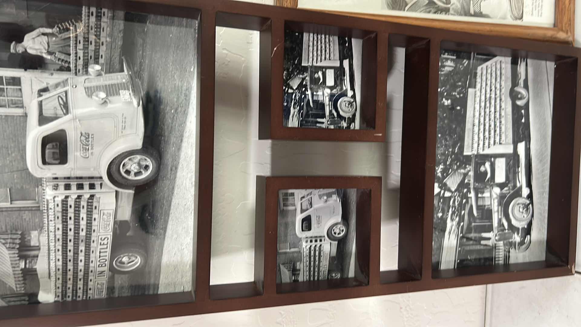 View 2 of 2- CLASSIC BLACK & WHITE CICA COLA DELIVERY TRUCK PHOTOGRAPHS & VINTAGE PRINT AD 11" X 26" 11" X 16"