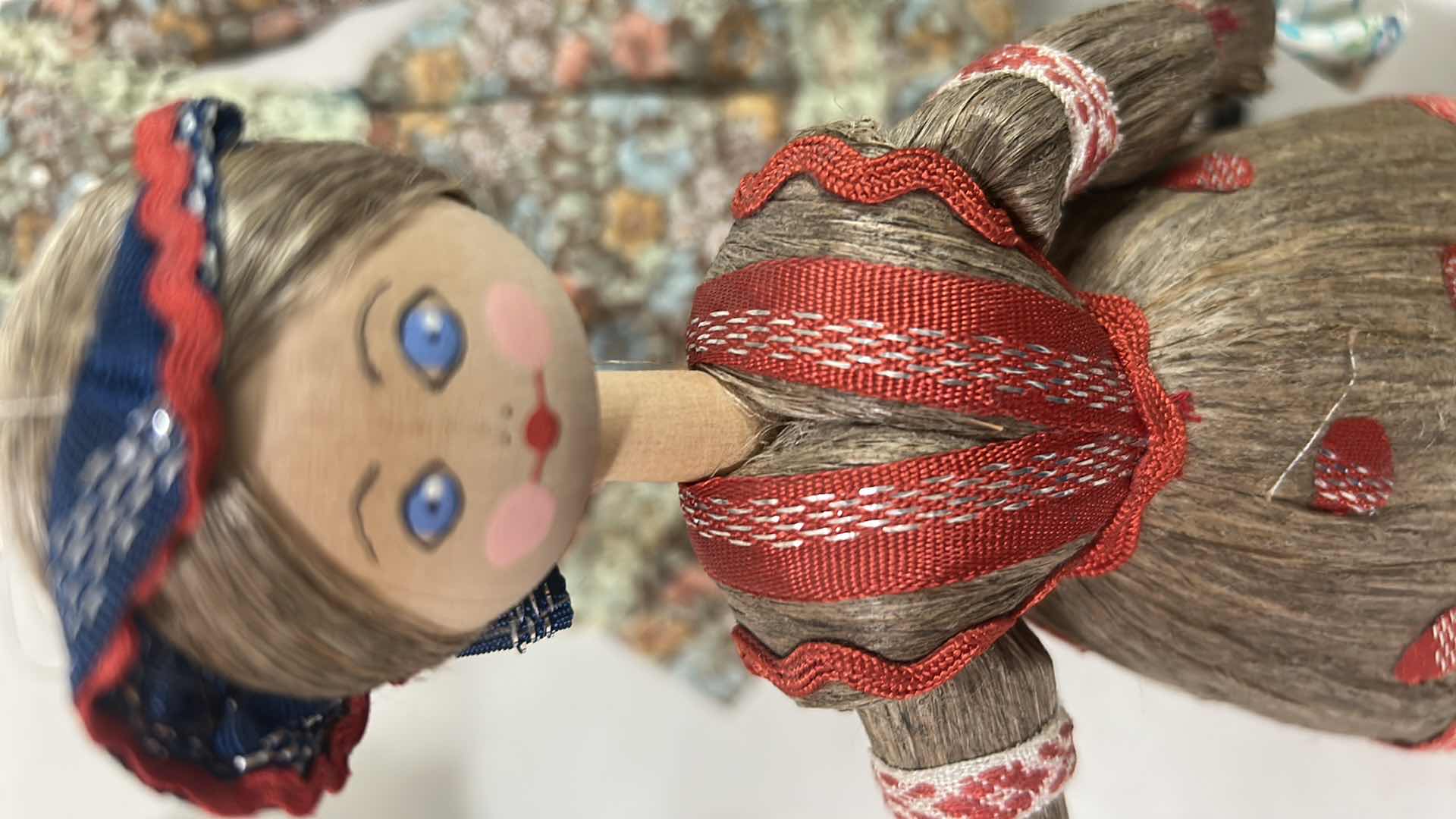 View 4 of 3- VINTAGE CULTURAL DOLLS W DISTINCT HANDCRAFTED TRADITIONAL CLOTHING H 14" 12" 10"