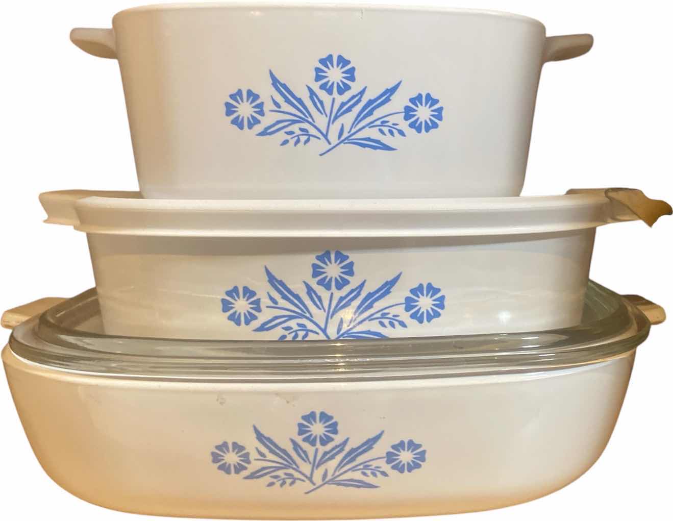 View 1 of CONTENTS AND CABINET - 6 CORNINGWARE BLUE CORNFLOWER