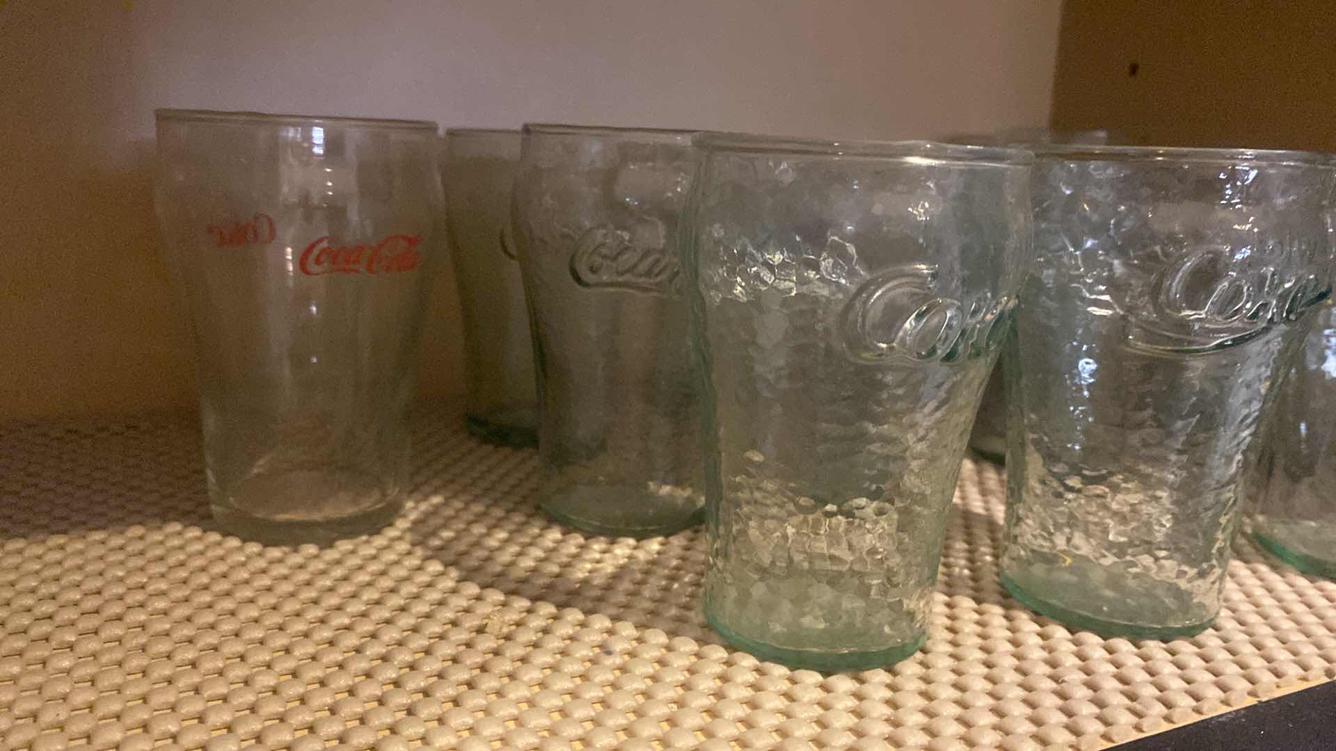 View 2 of CONTENTS ONE SHELF IN CABINET – COCA-COLA GLASSES (13)