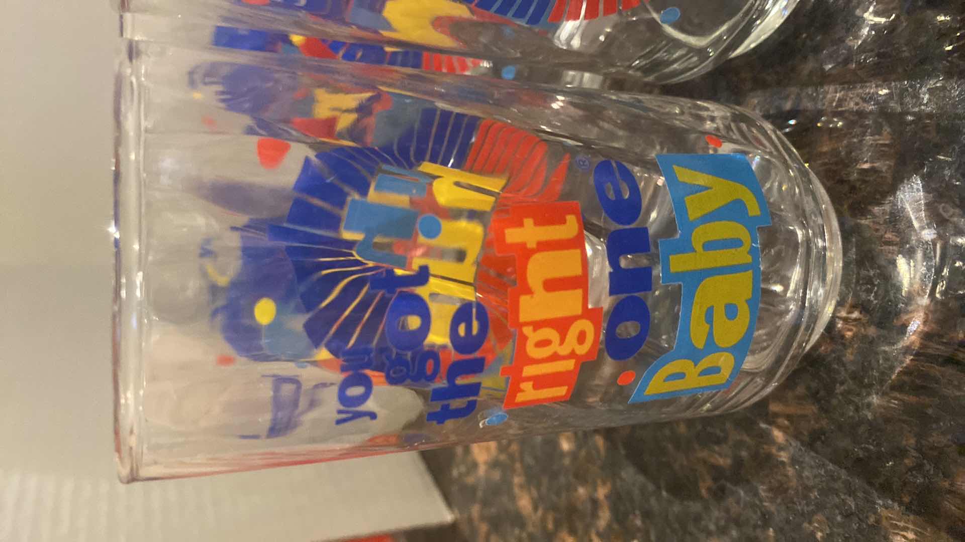 View 2 of VINTAGE DIET PEPSI GLASS “YOU GOT THE RIGHT ONE” DIET PEPSI (10)