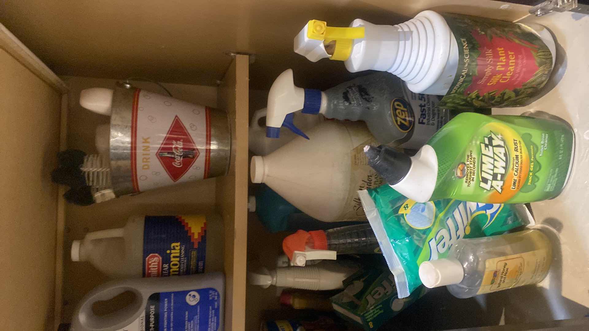 View 3 of CONTENTS OF CABINET – CLEANING SUPPLIES