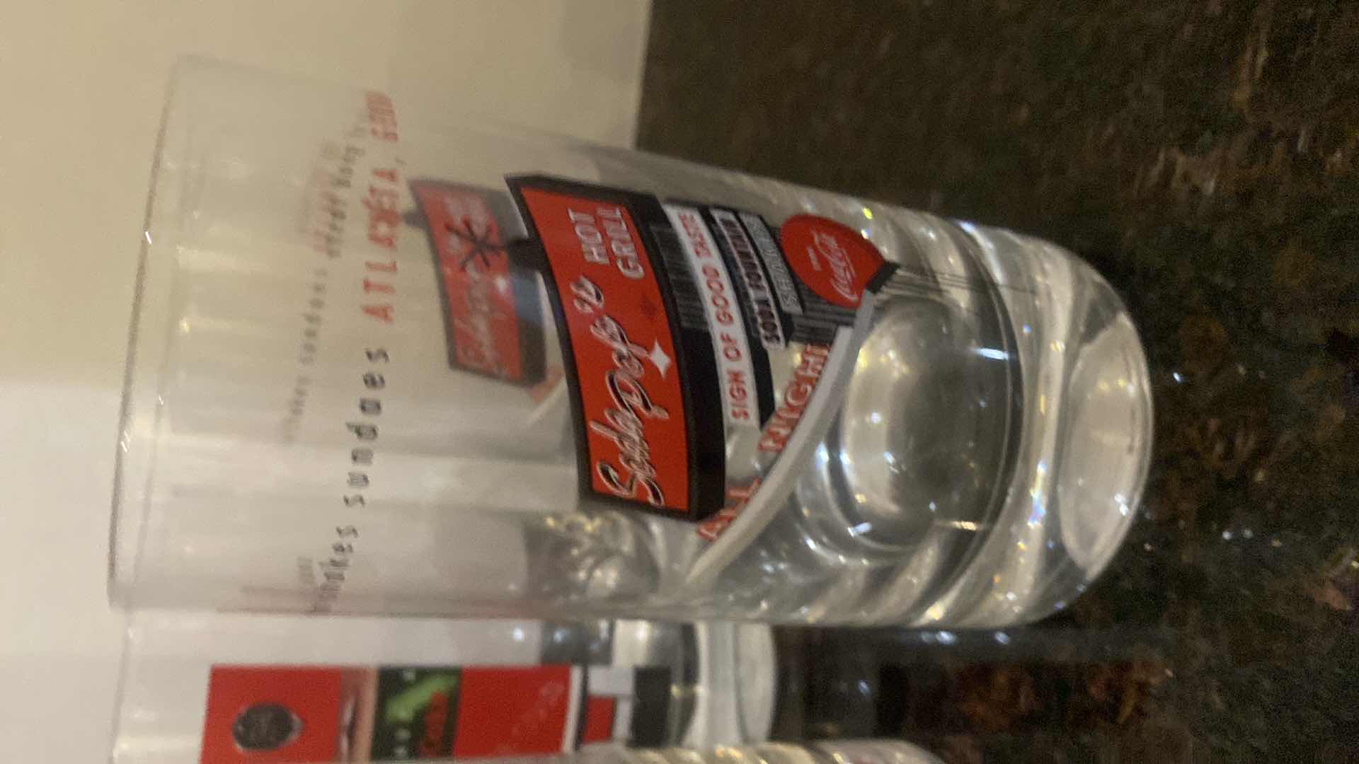 View 5 of VINTAGE COCA-COLA GLASSES (8)