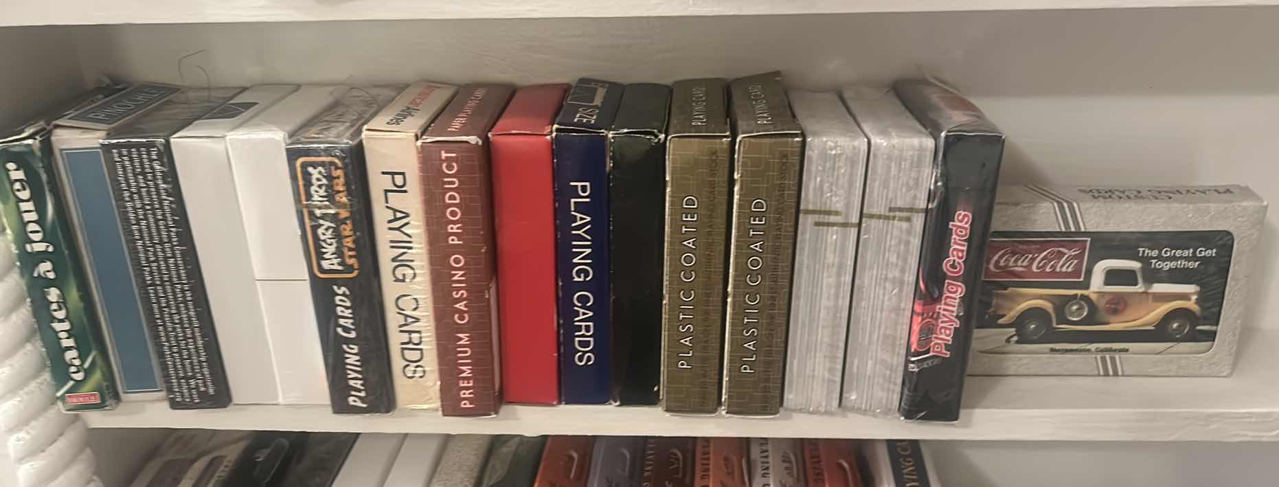 View 2 of SHELF OF PLAYING CARDS