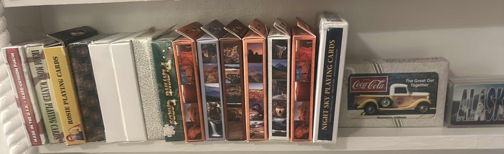 View 2 of SHELF OF PLAYING CARDS