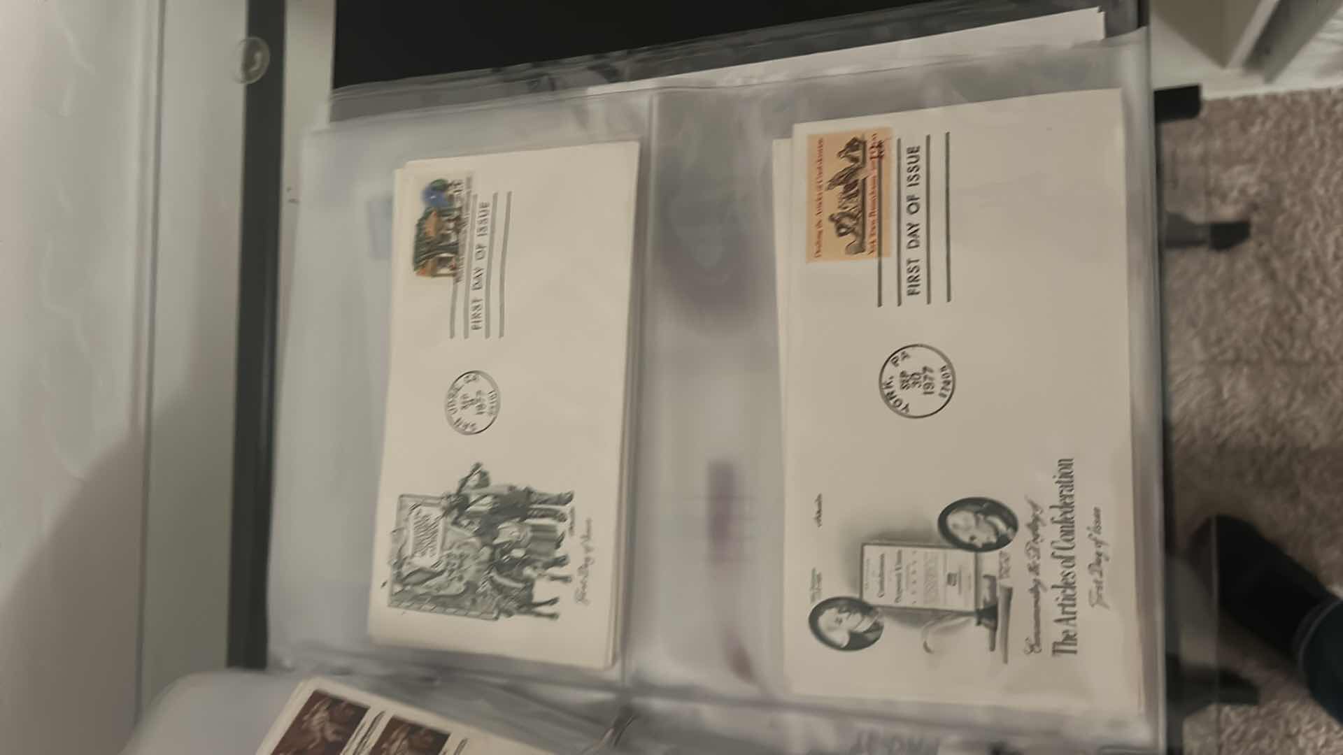 View 7 of 5 LARGE NOTEBOOKS OF COLLECTIBLE POSTAGE STAMPS