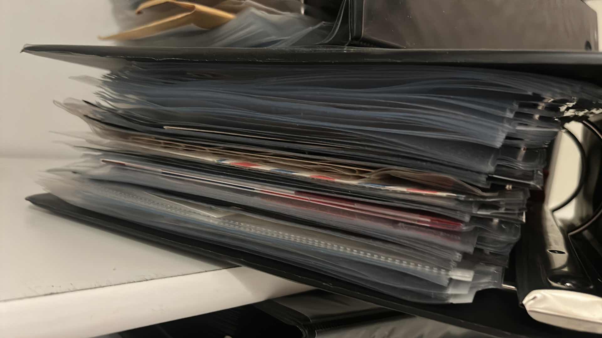 View 6 of 5 LARGE NOTEBOOKS OF COLLECTIBLE POSTAGE STAMPS