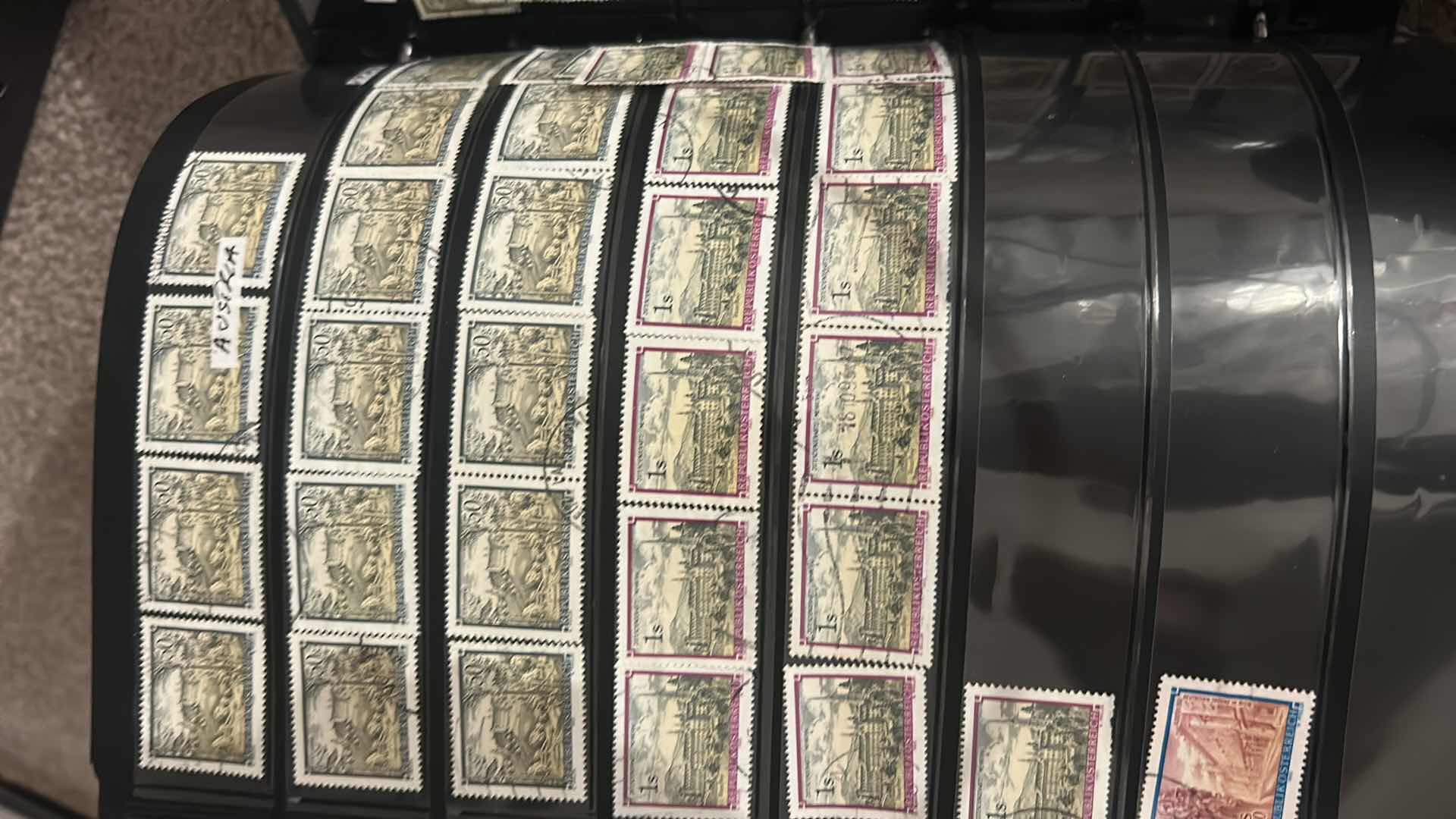 View 11 of 4 LARGE NOTEBOOKS OF COLLECTIBLE POSTAGE STAMPS