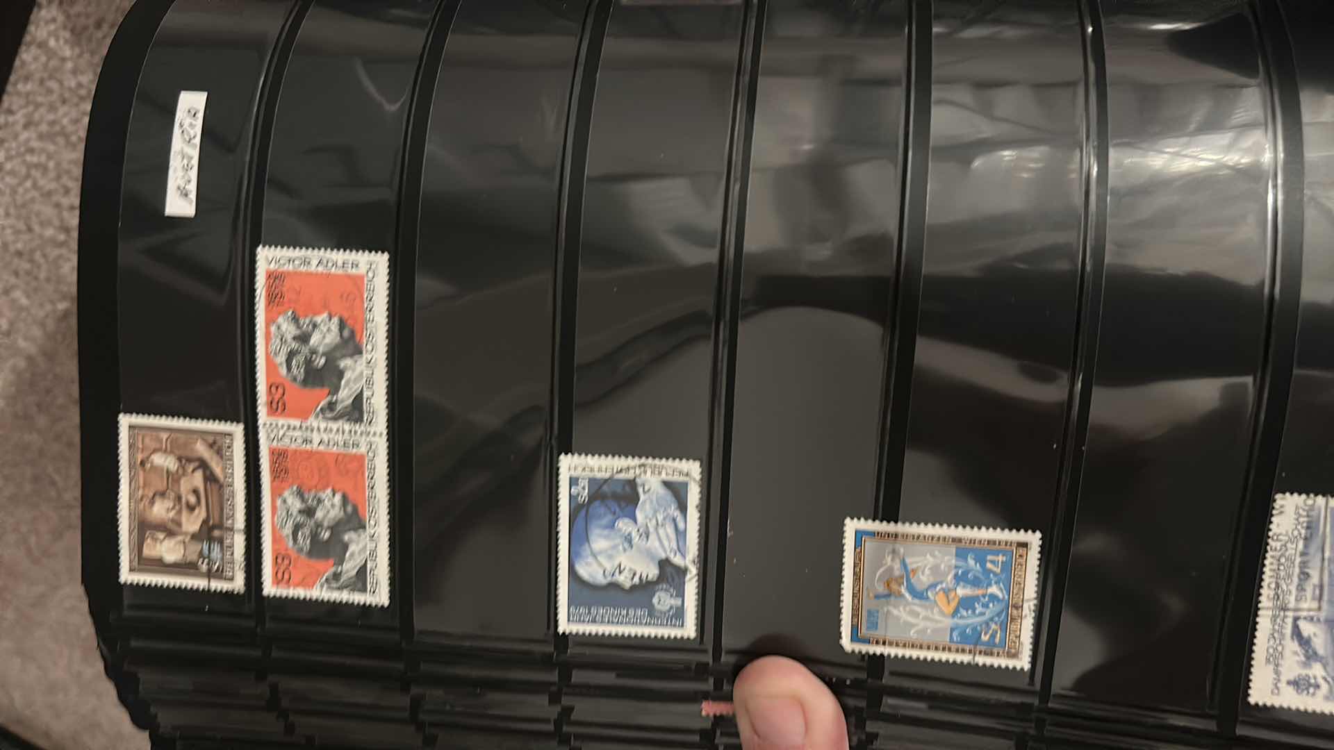 View 13 of 4 LARGE NOTEBOOKS OF COLLECTIBLE POSTAGE STAMPS