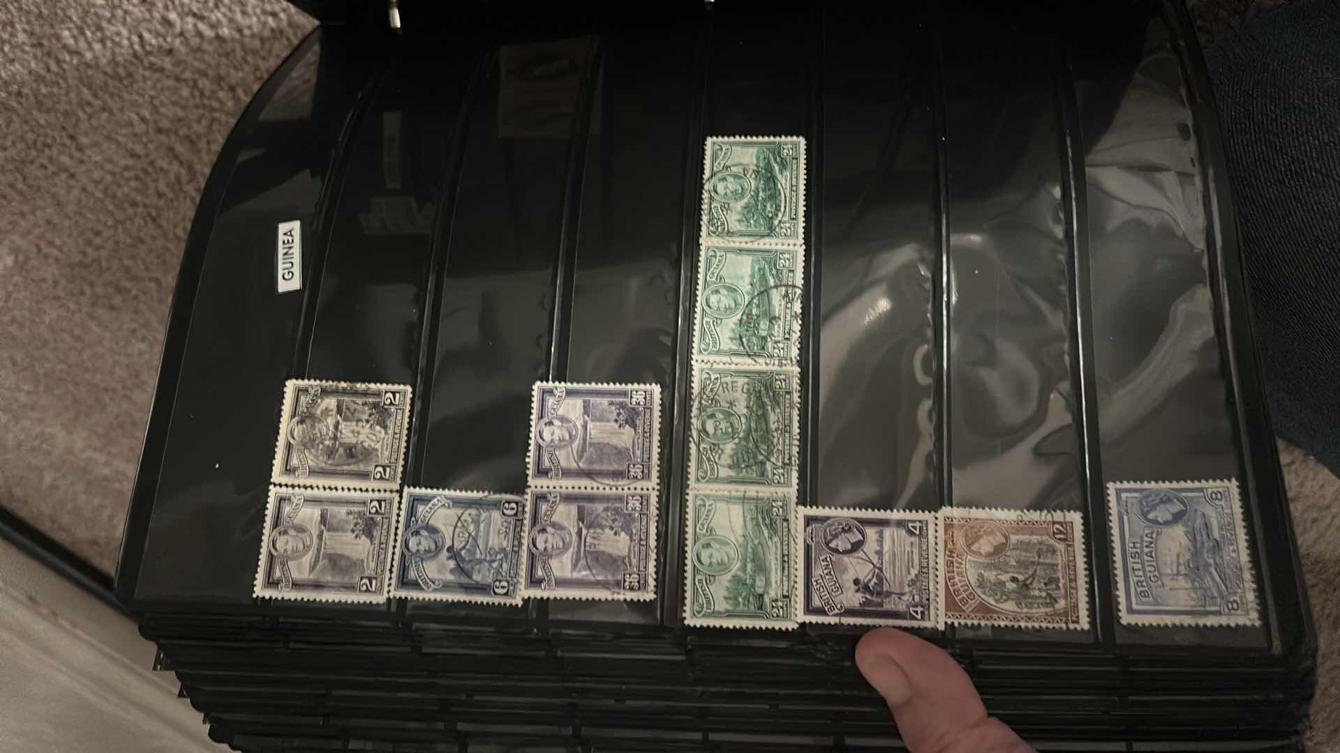 View 9 of 4 LARGE NOTEBOOKS OF COLLECTIBLE POSTAGE STAMPS