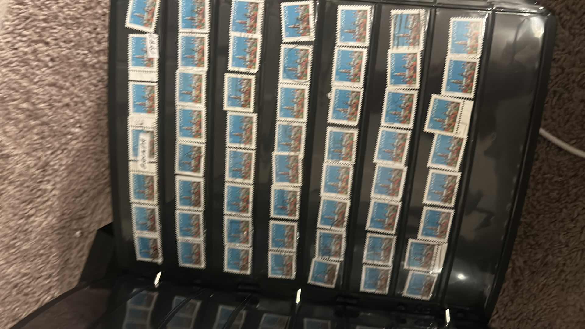 View 5 of 4 LARGE NOTEBOOKS OF COLLECTIBLE POSTAGE STAMPS