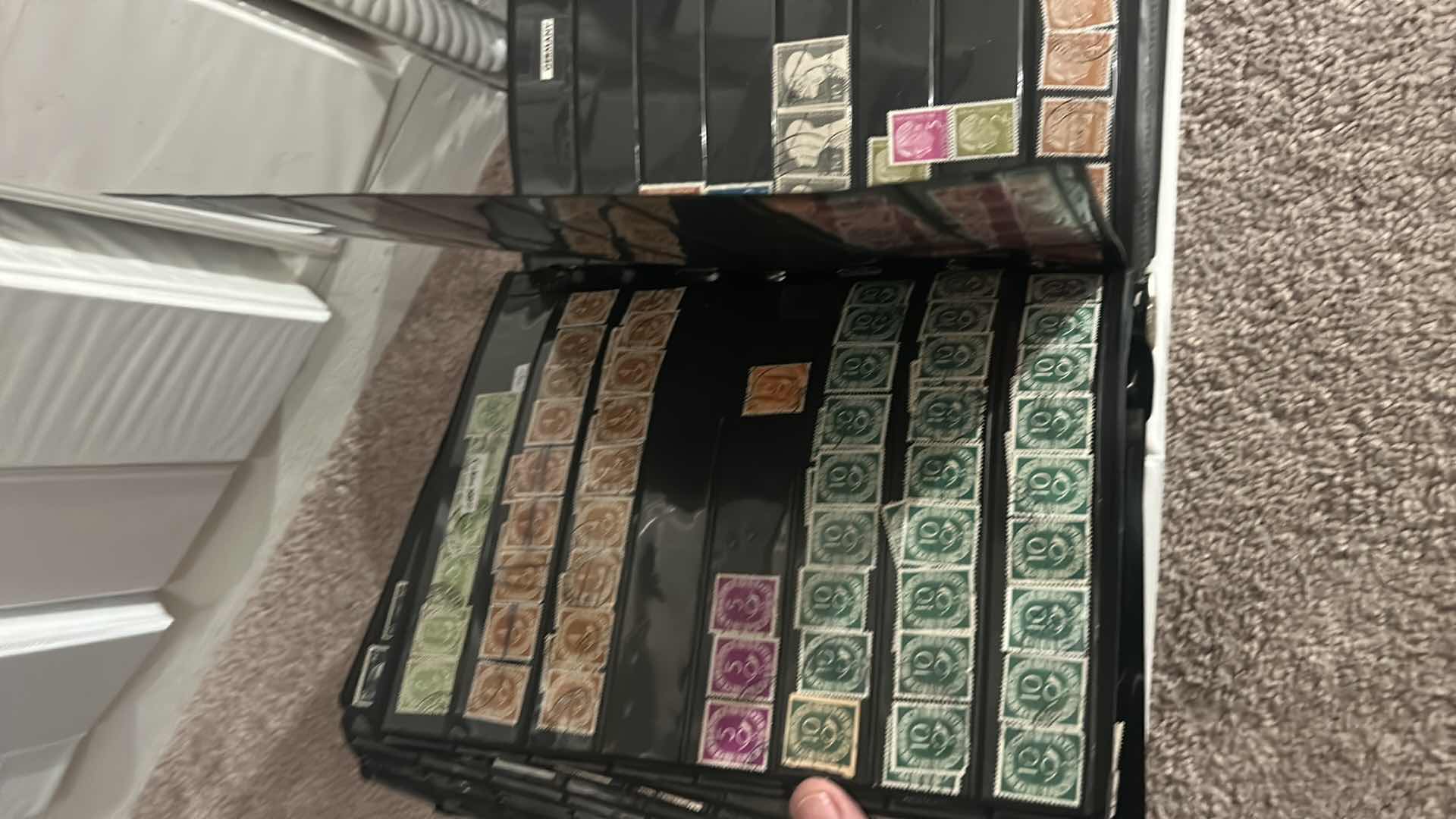 View 6 of 5 LARGE NOTEBOOKS OF COLLECTIBLE POSTAGE STAMPS