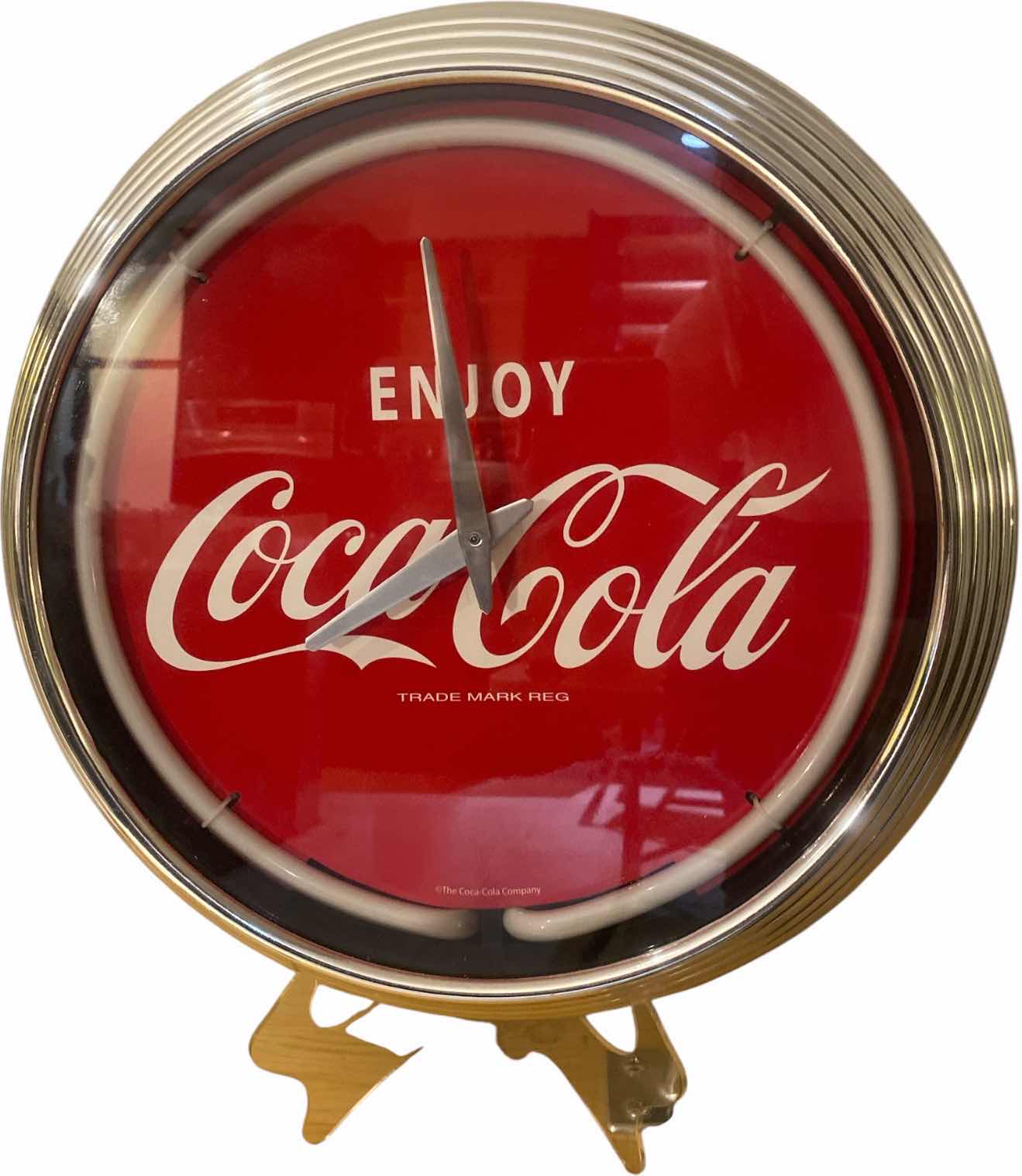 View 1 of 14” COCA-COLA WALL CLOCK