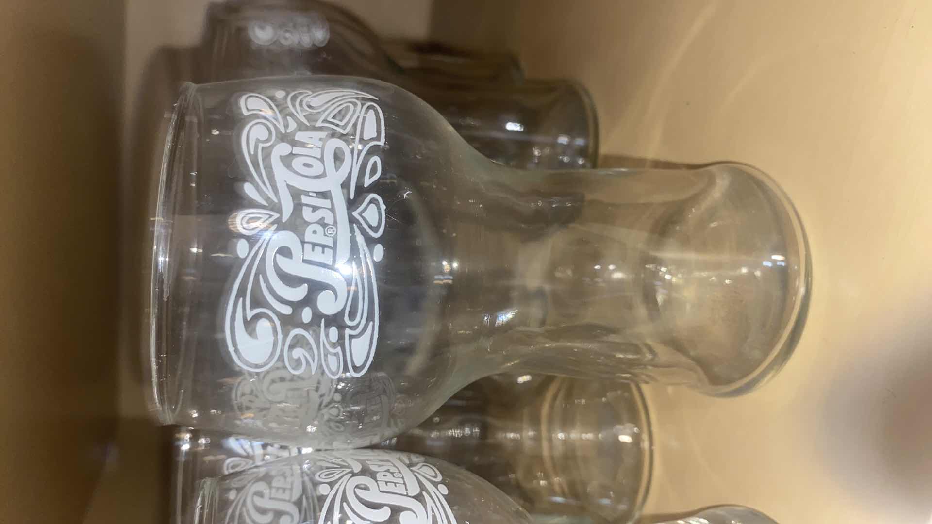 View 3 of VINTAGE PEPSI GLASSES (23)
