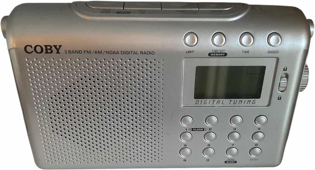 View 1 of COBY DIGITAL TUNING THREE BAND FM/AM DIGITAL RADIO