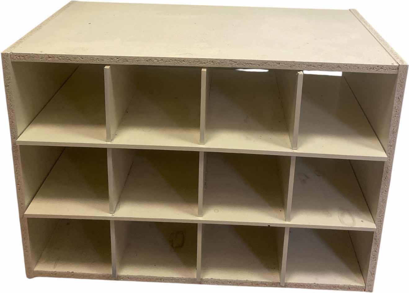 View 1 of WOOD STORAGE FOR 12 PAIRS OF SHOES 23” X 12” H 16”