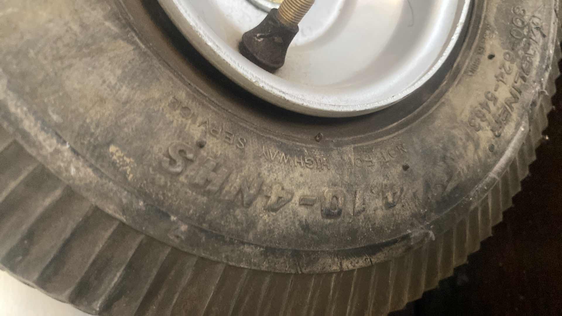 View 3 of PAIR OF TIRES FOR A HAND TRUCK