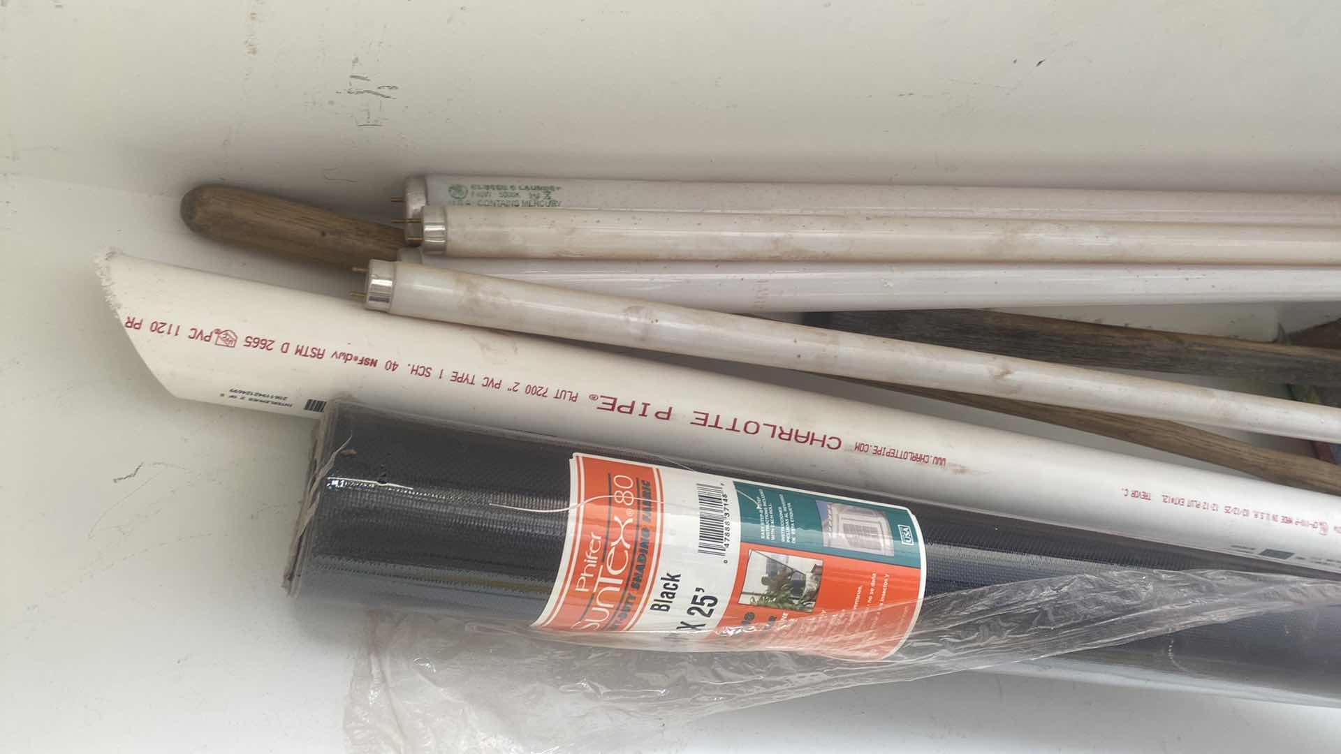 View 2 of SUNTEX SHADE SCREEN, FLUORESCENT BULBS AND PVC