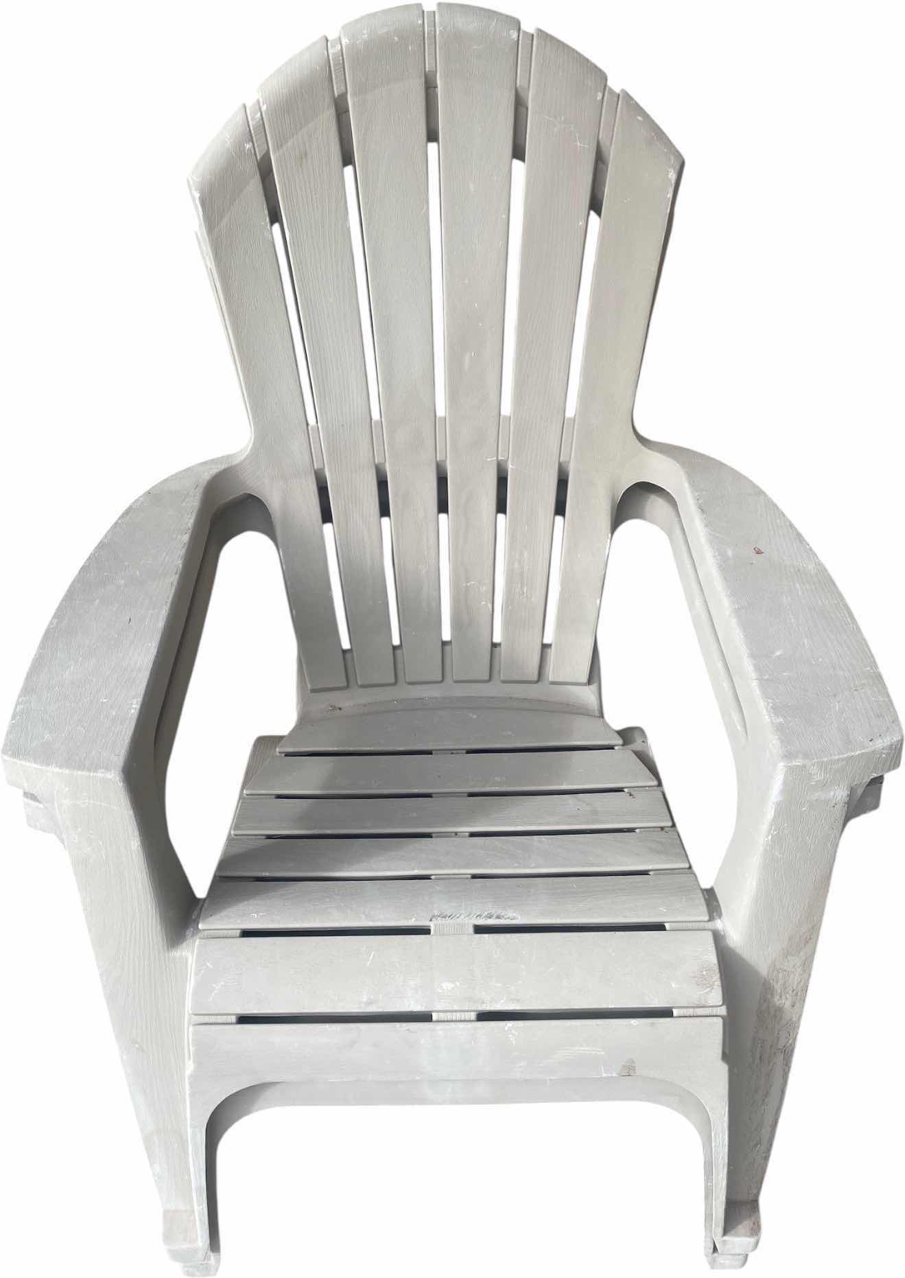 View 1 of PLASTIC ADIRONDACK CHAIR (2)